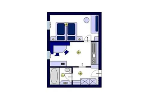 Floor plan in Hotel Bella