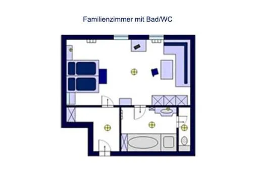 Floor plan in Hotel Bella