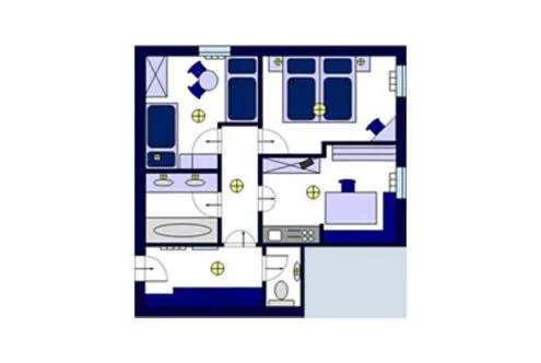 Floor plan in Hotel Bella