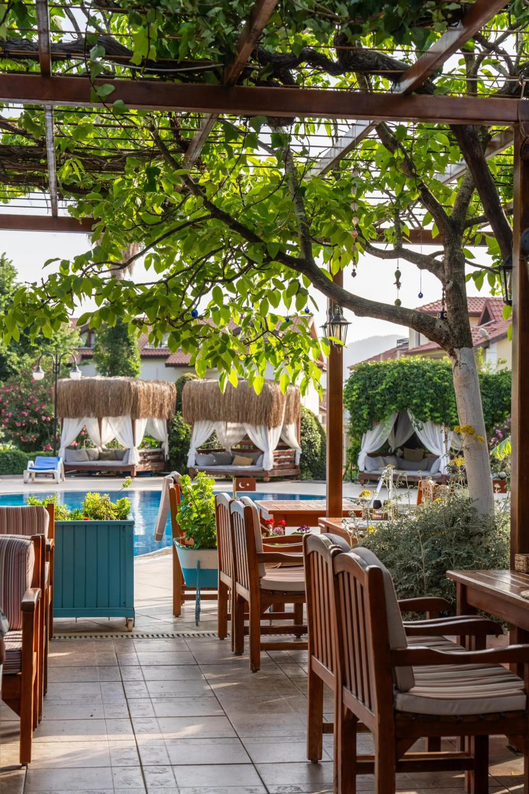 Patio in Gokcen Hotel & Apartments
