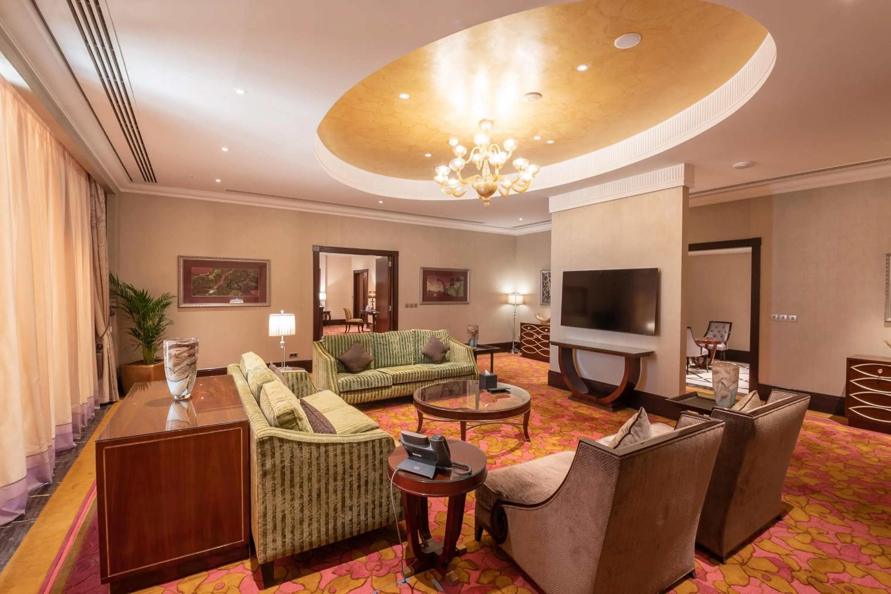 Seating area in Makkah Clock Royal Tower, A Fairmont Hotel