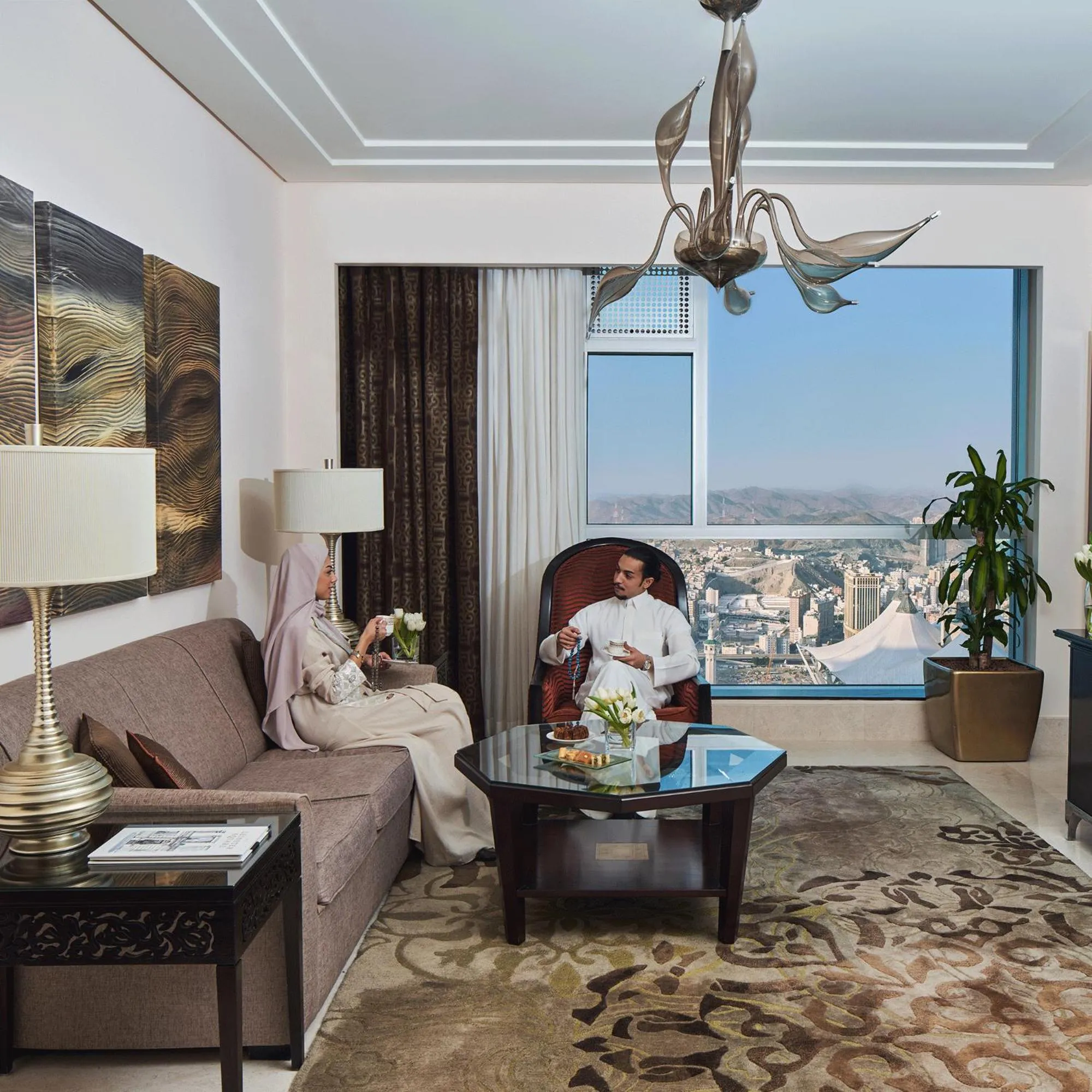 Guests in Makkah Clock Royal Tower, A Fairmont Hotel