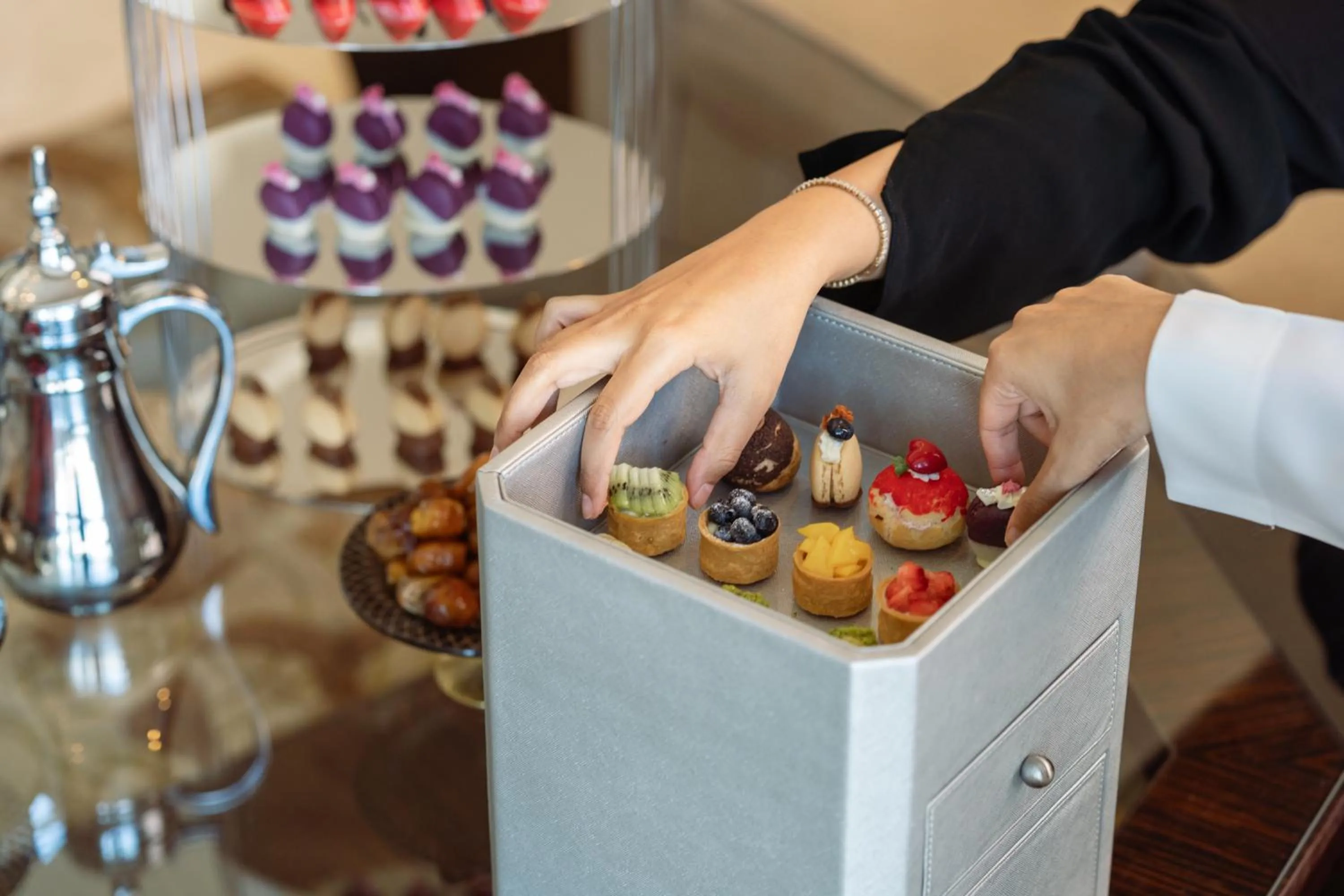 Food close-up in Makkah Clock Royal Tower, A Fairmont Hotel