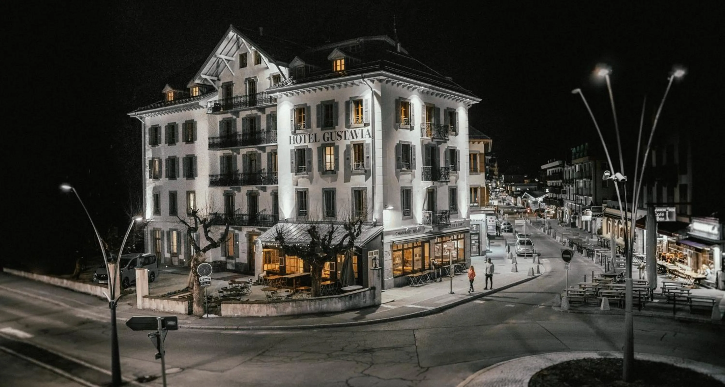 Facade/entrance in Langley Hotel Gustavia