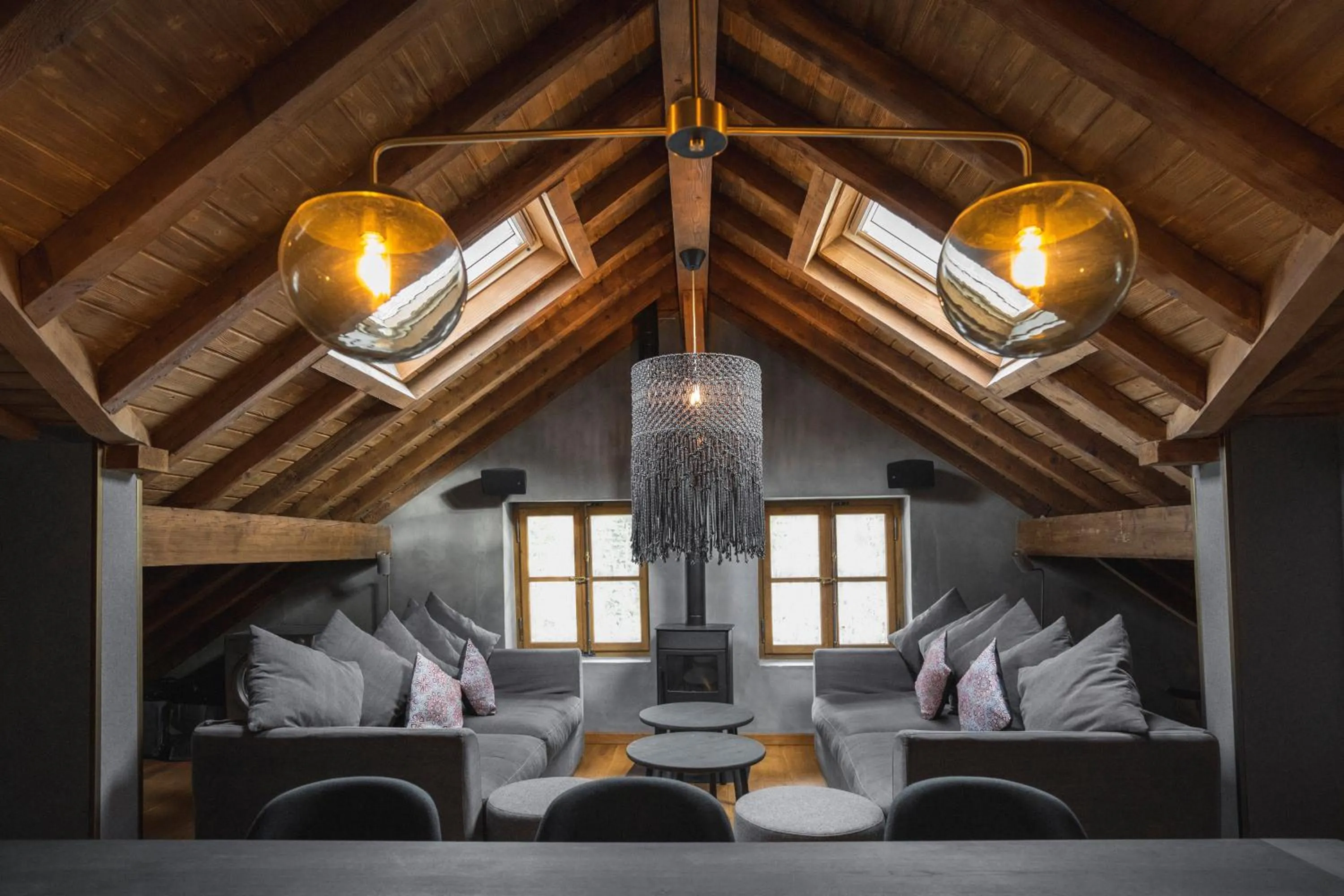 Living room in Langley Hotel Gustavia