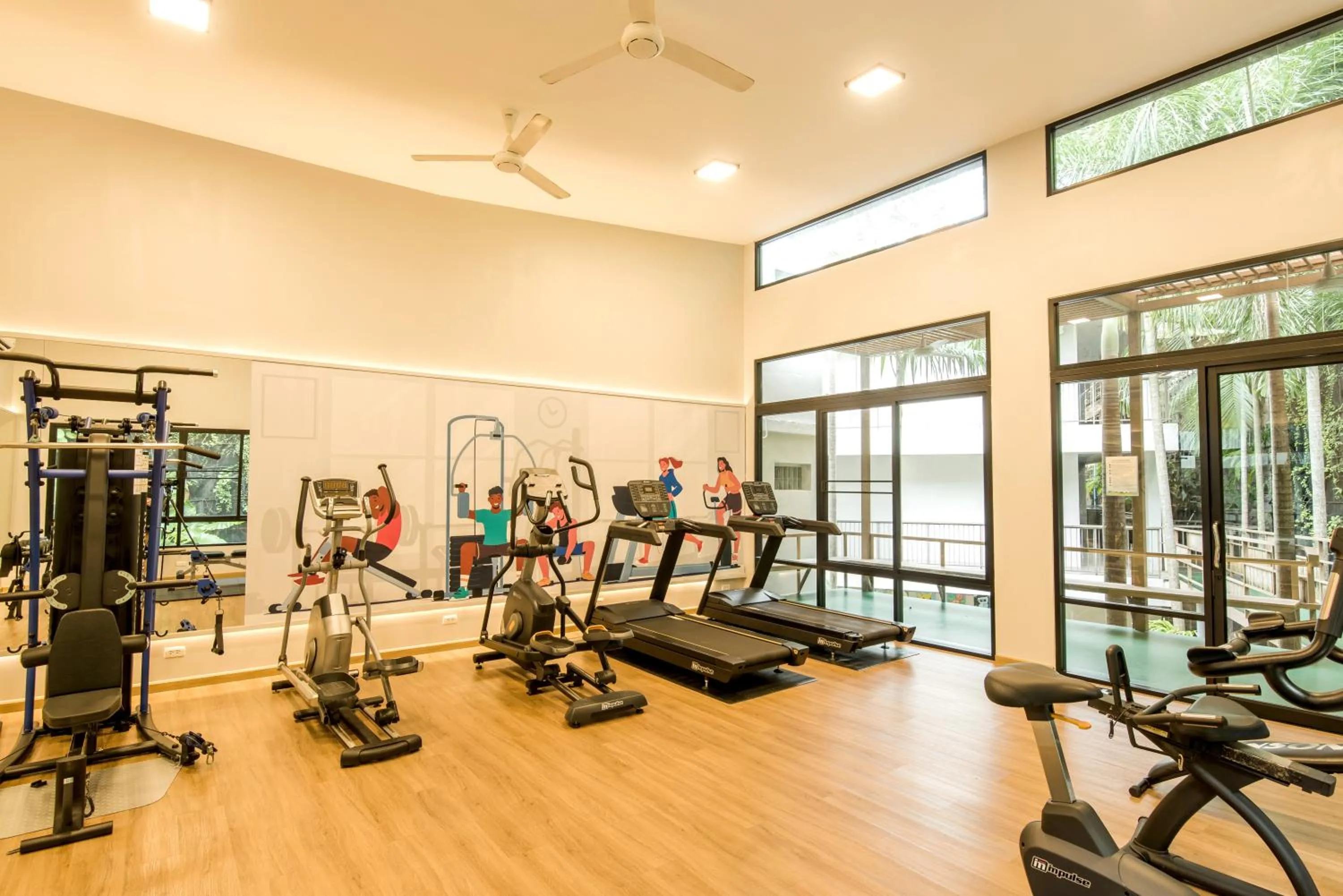Fitness centre/facilities in Baan Karon Resort