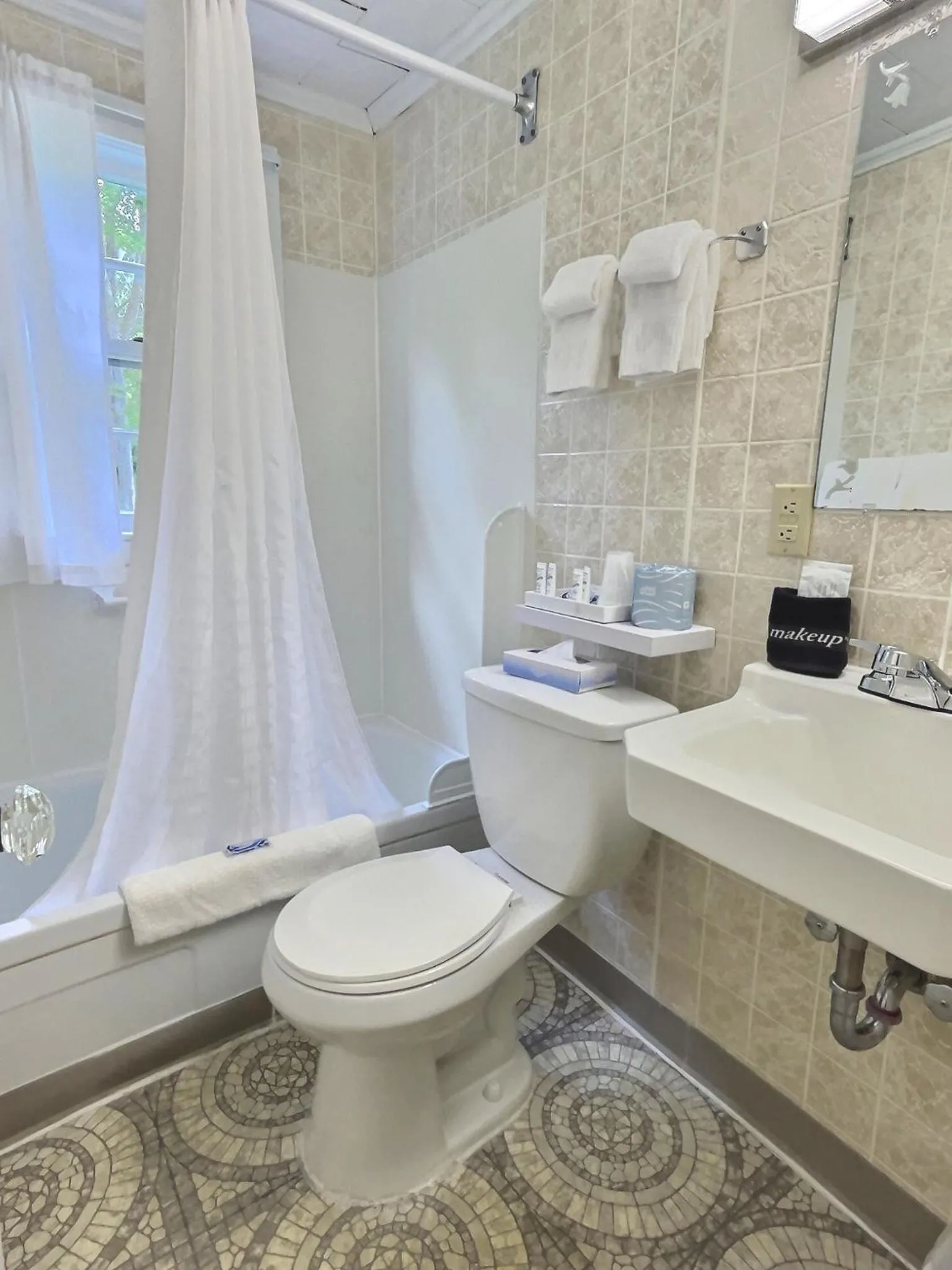 Bathroom in Kennebunkport Motor Lodge