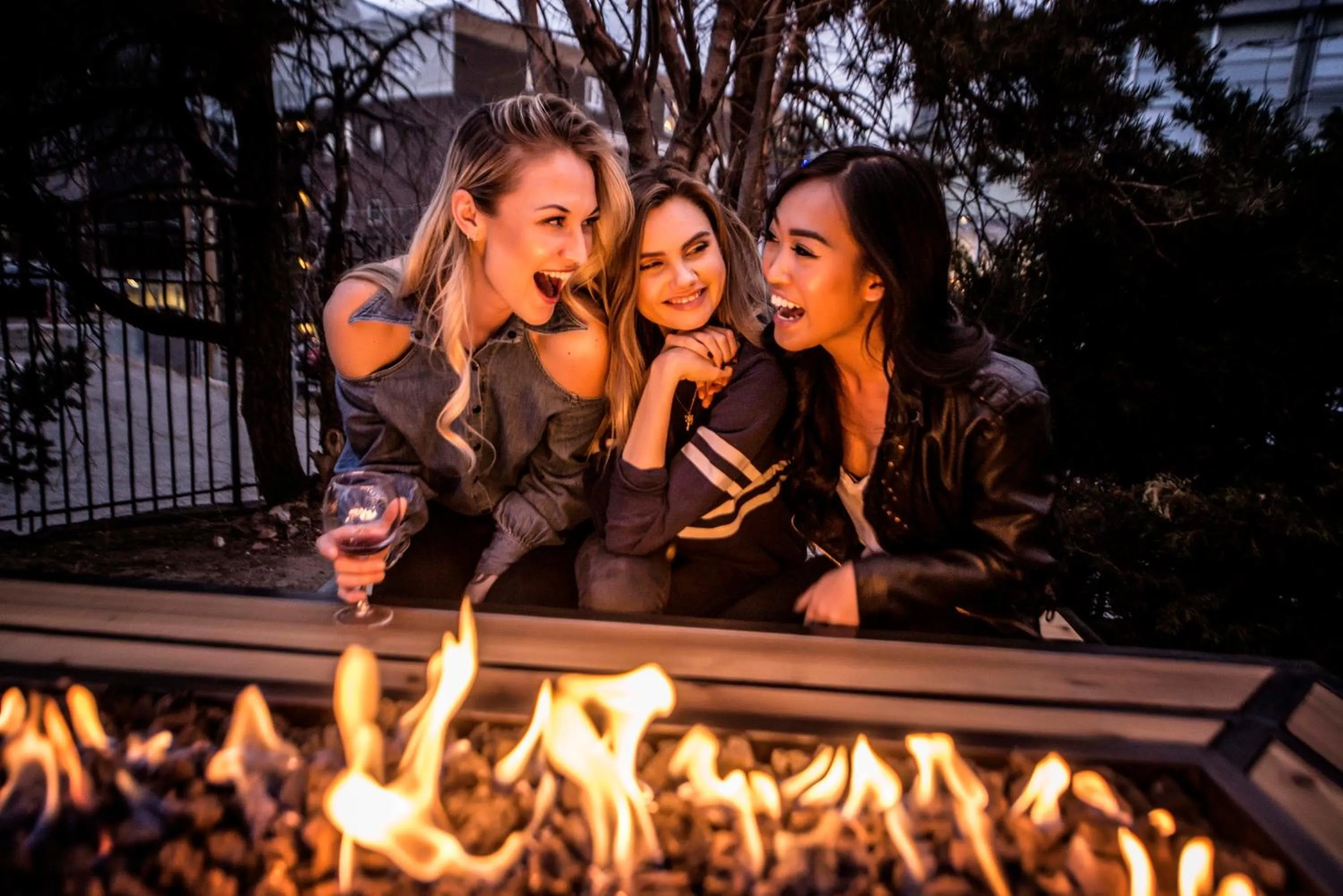 Patio in Ember Hostel