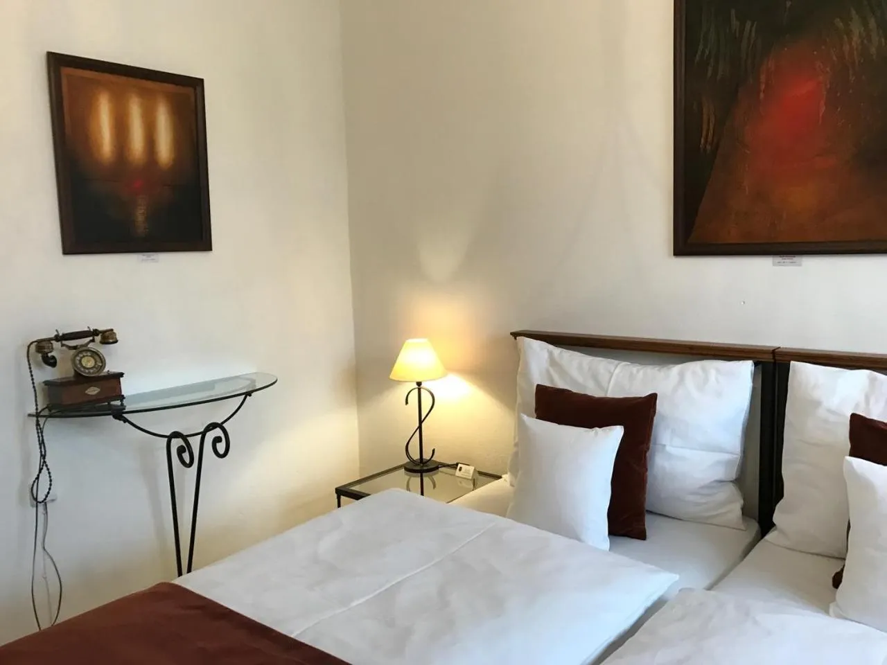 Bed in Antik Hotel Sofia