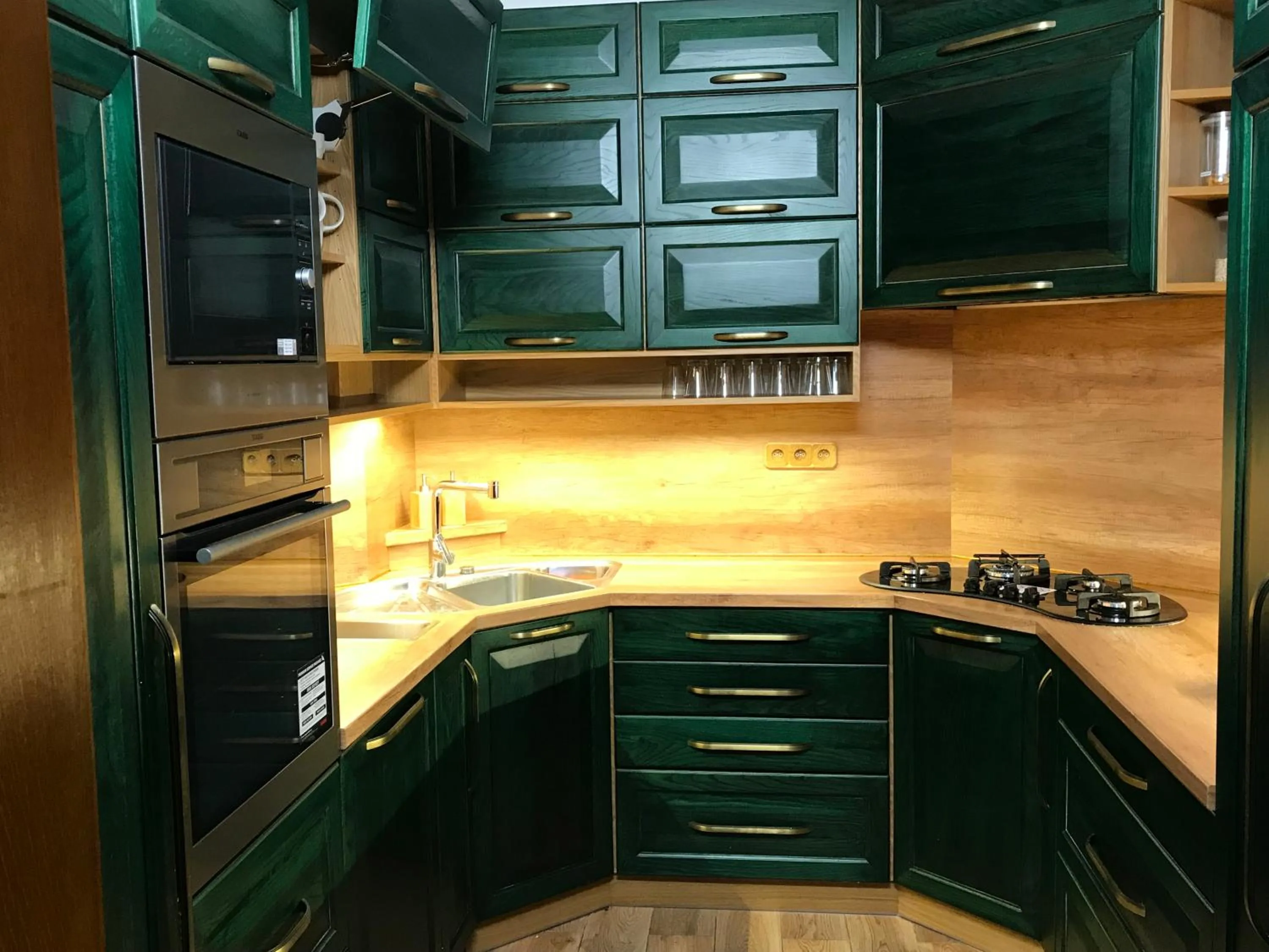 Kitchen or kitchenette in Antik Hotel Sofia