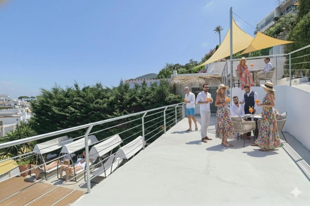 Swimming pool in Marina 10 Design Hotel & SPA