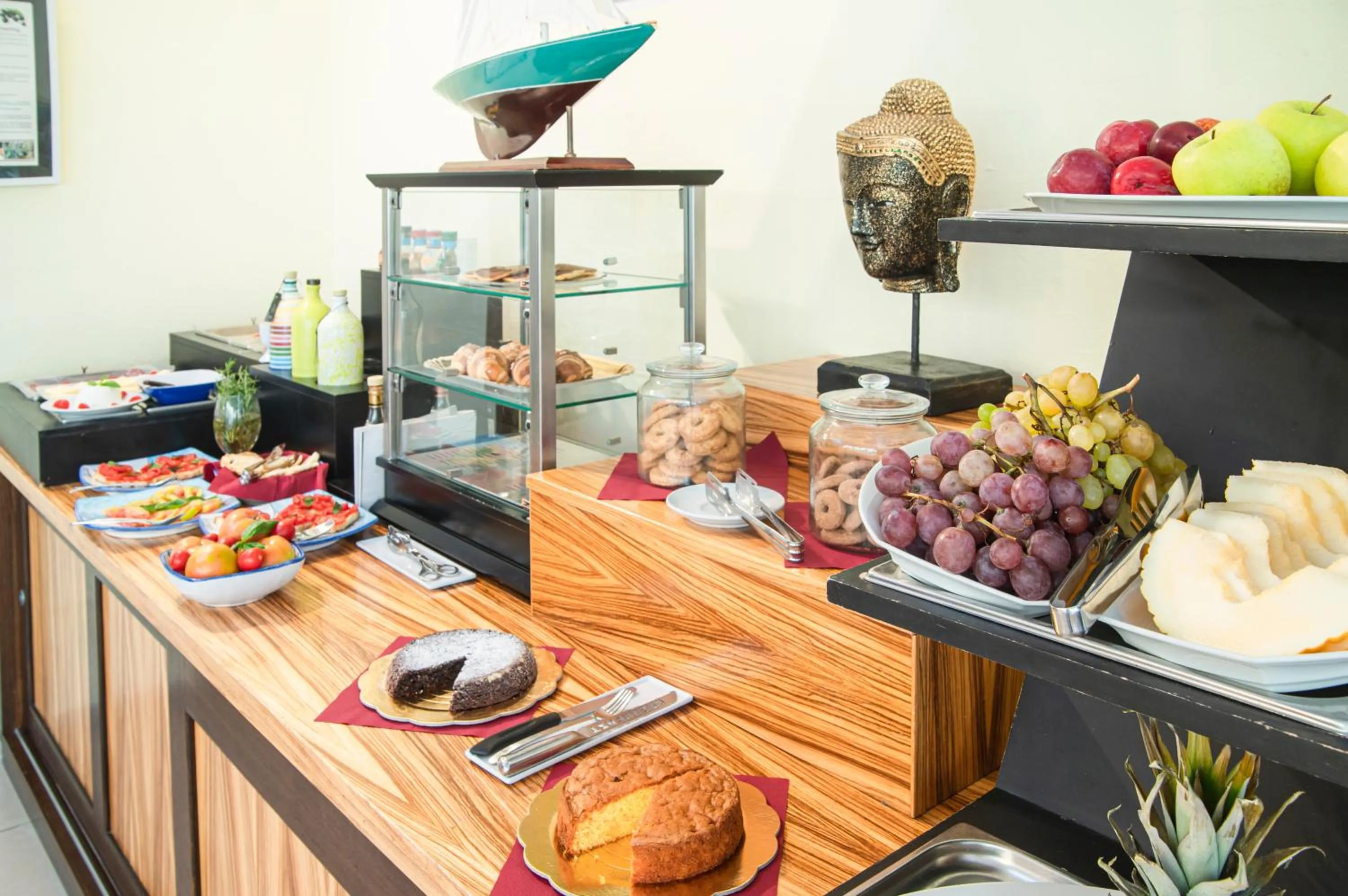 Buffet breakfast in Marina 10 Design Hotel & SPA