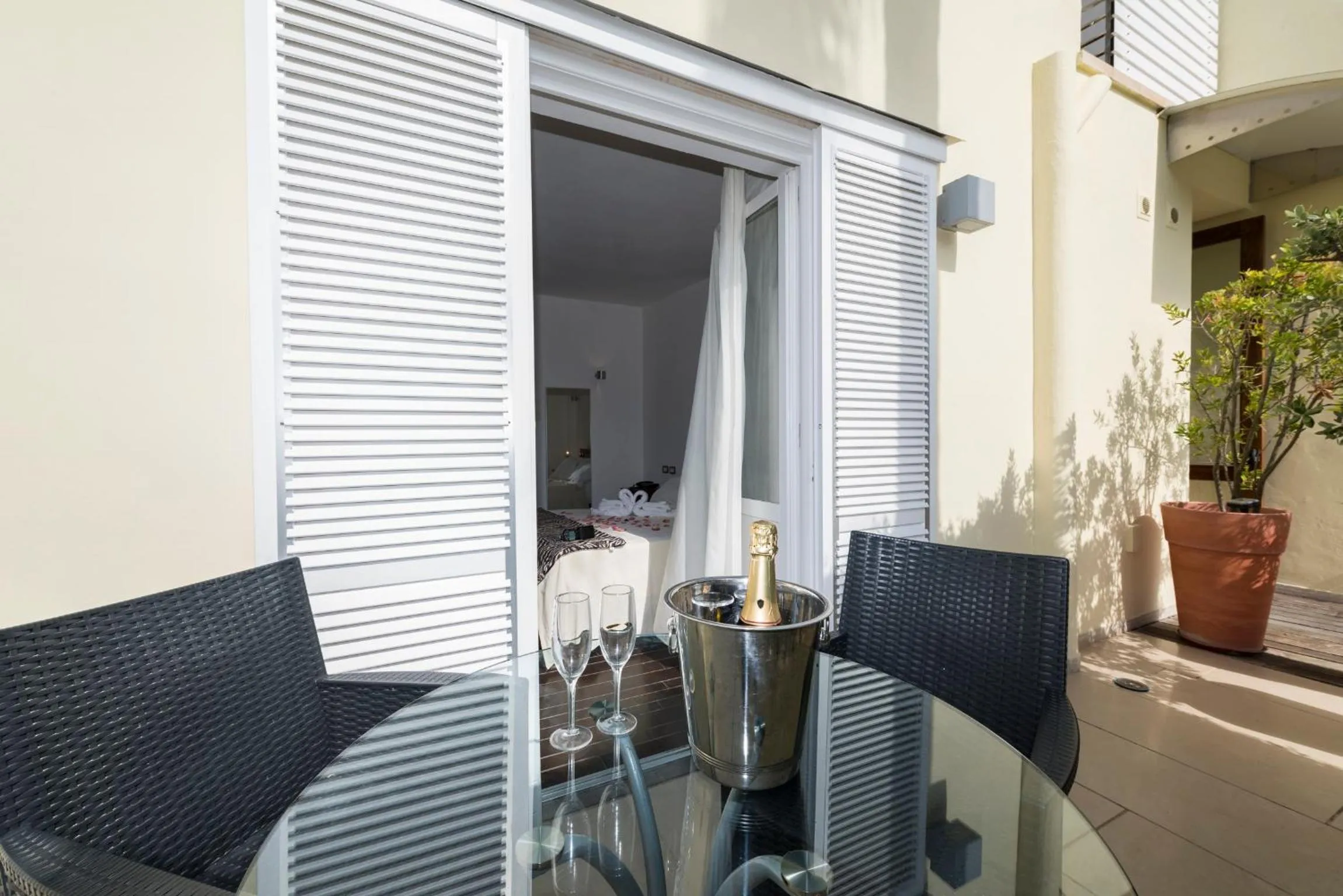 Balcony/Terrace in Marina 10 Design Hotel & SPA