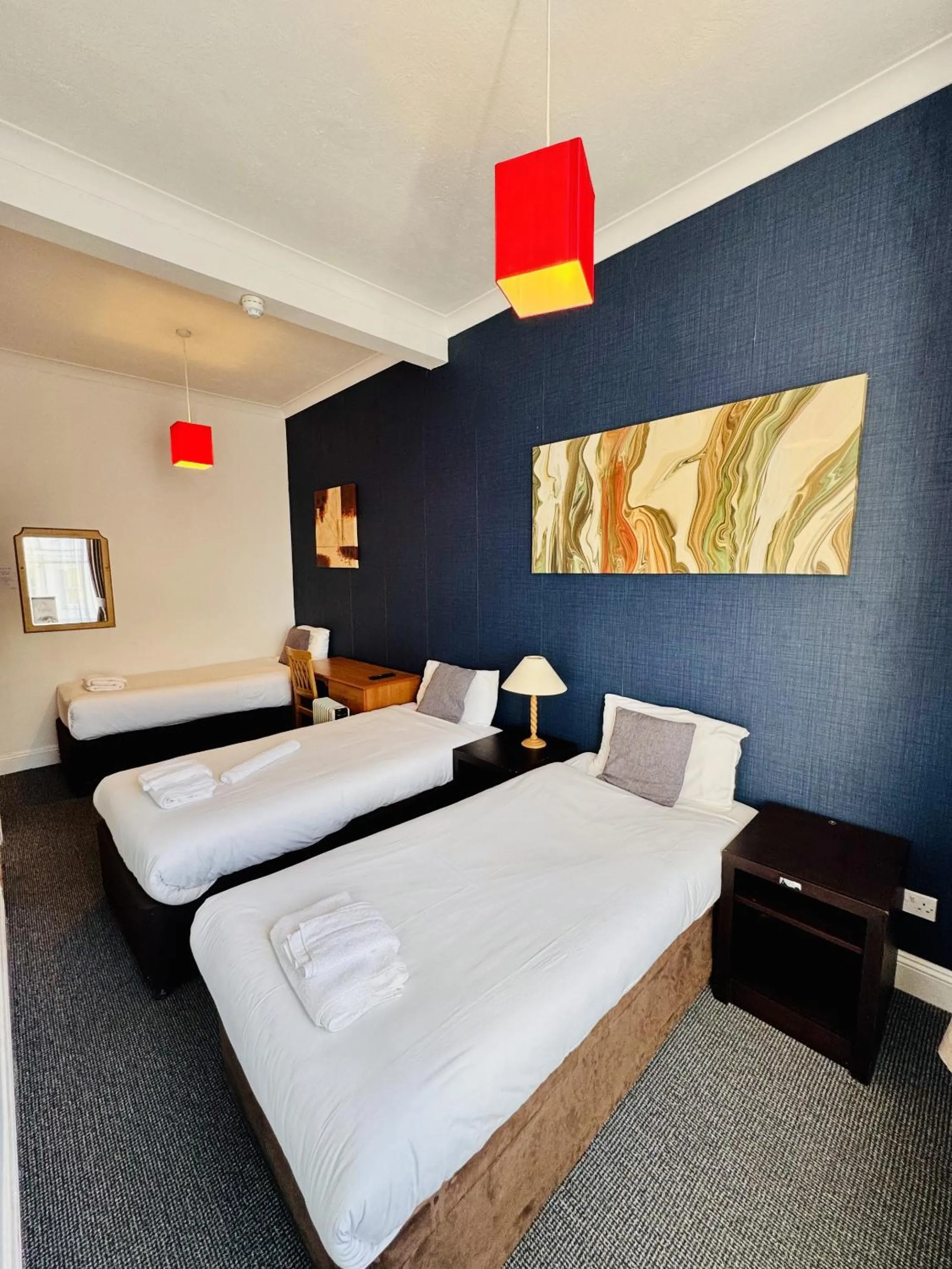 Bedroom, Bed in Carlton Court Hotel Eastbourne