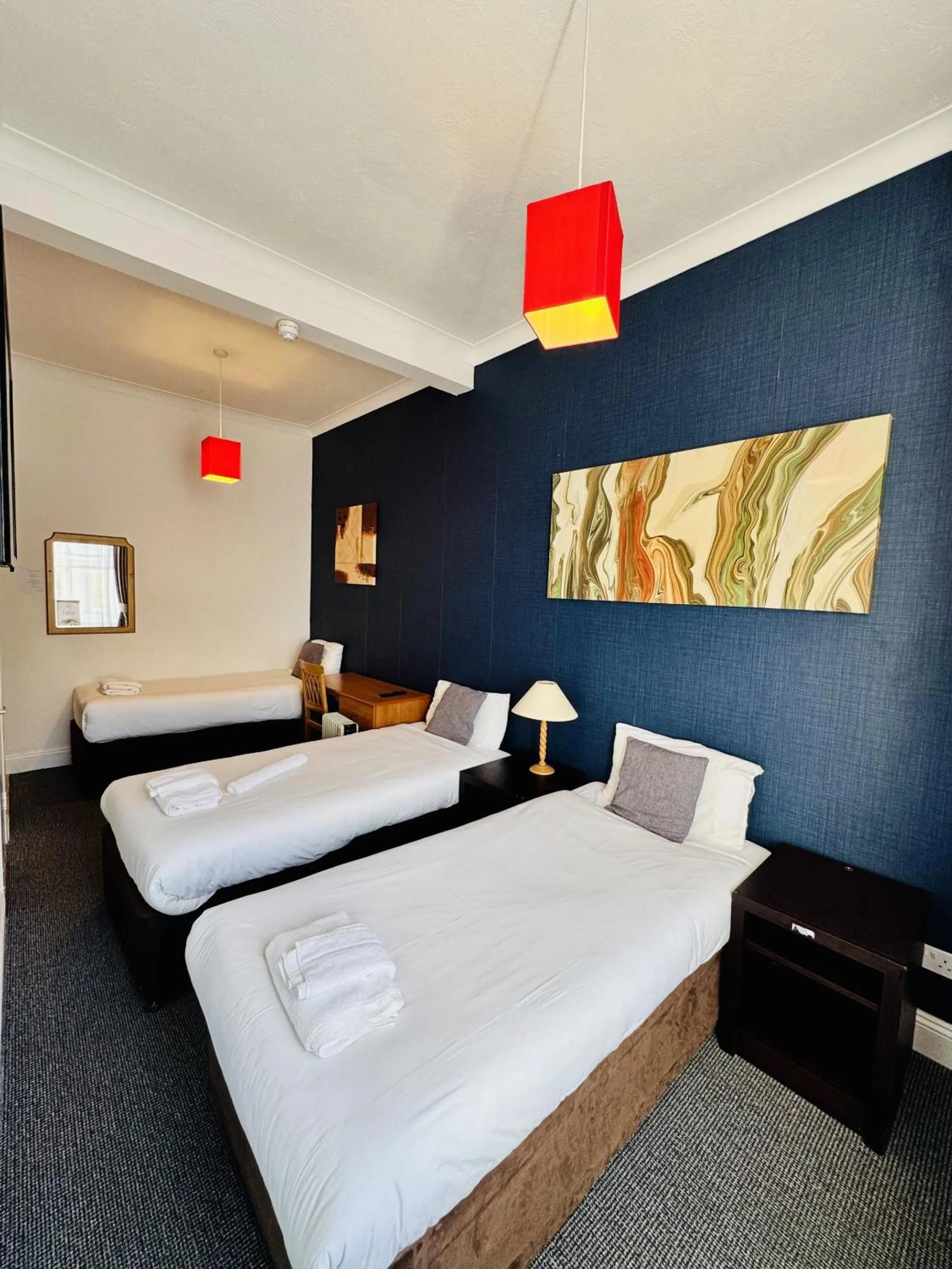 Bedroom, Bed in Carlton Court Hotel Eastbourne