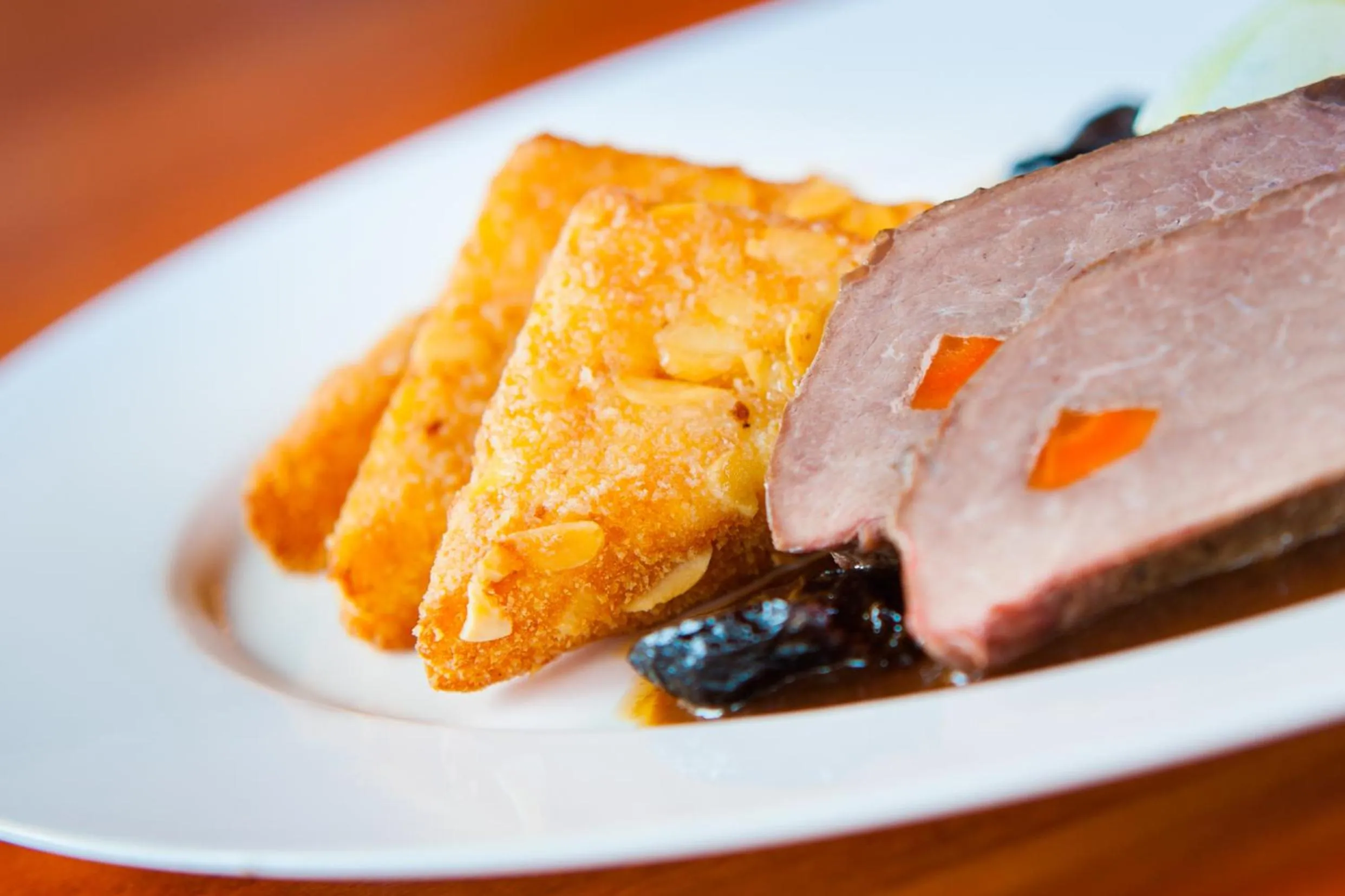 Food close-up in Hotel Ostrov