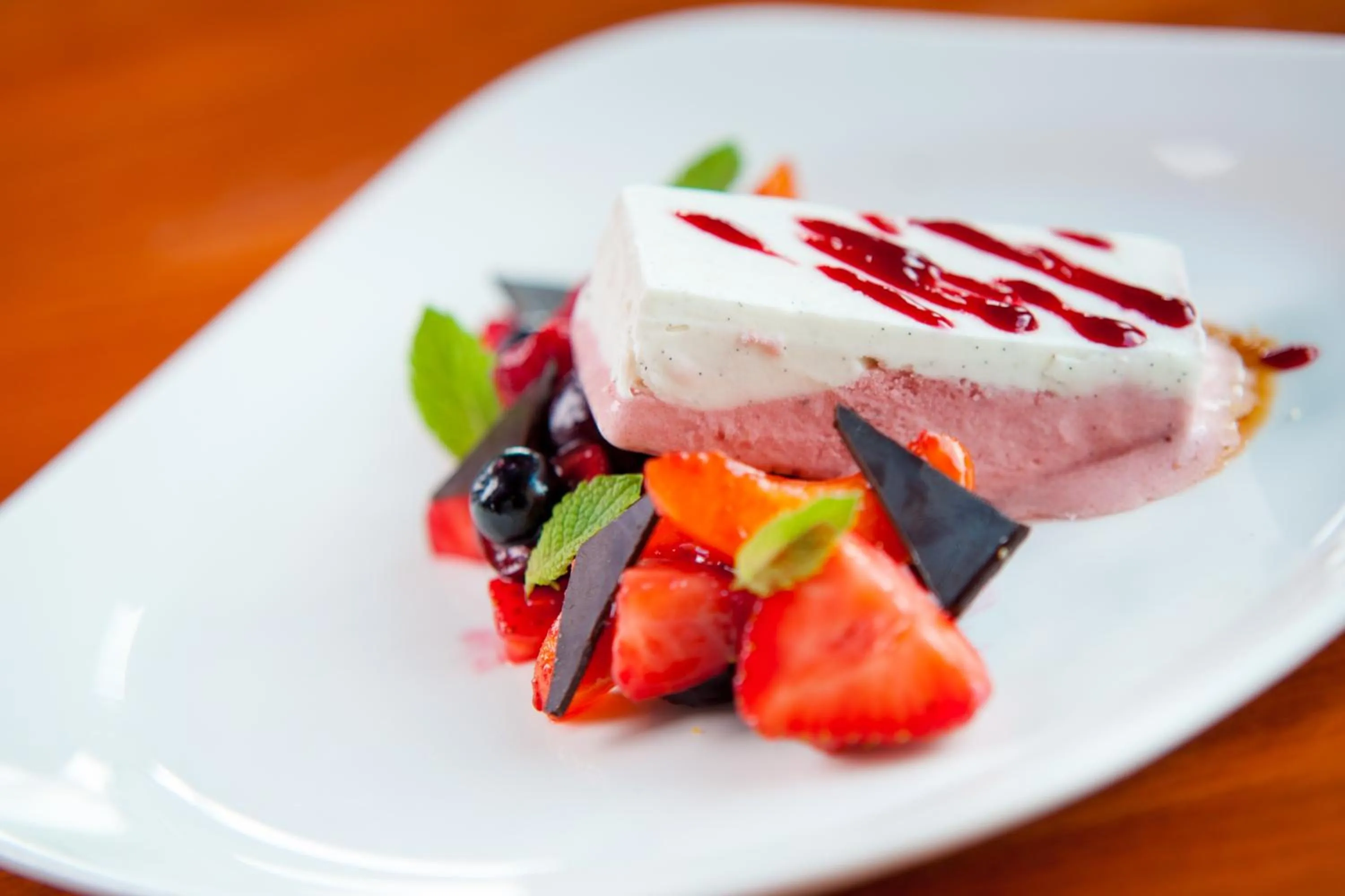 Food close-up in Hotel Ostrov