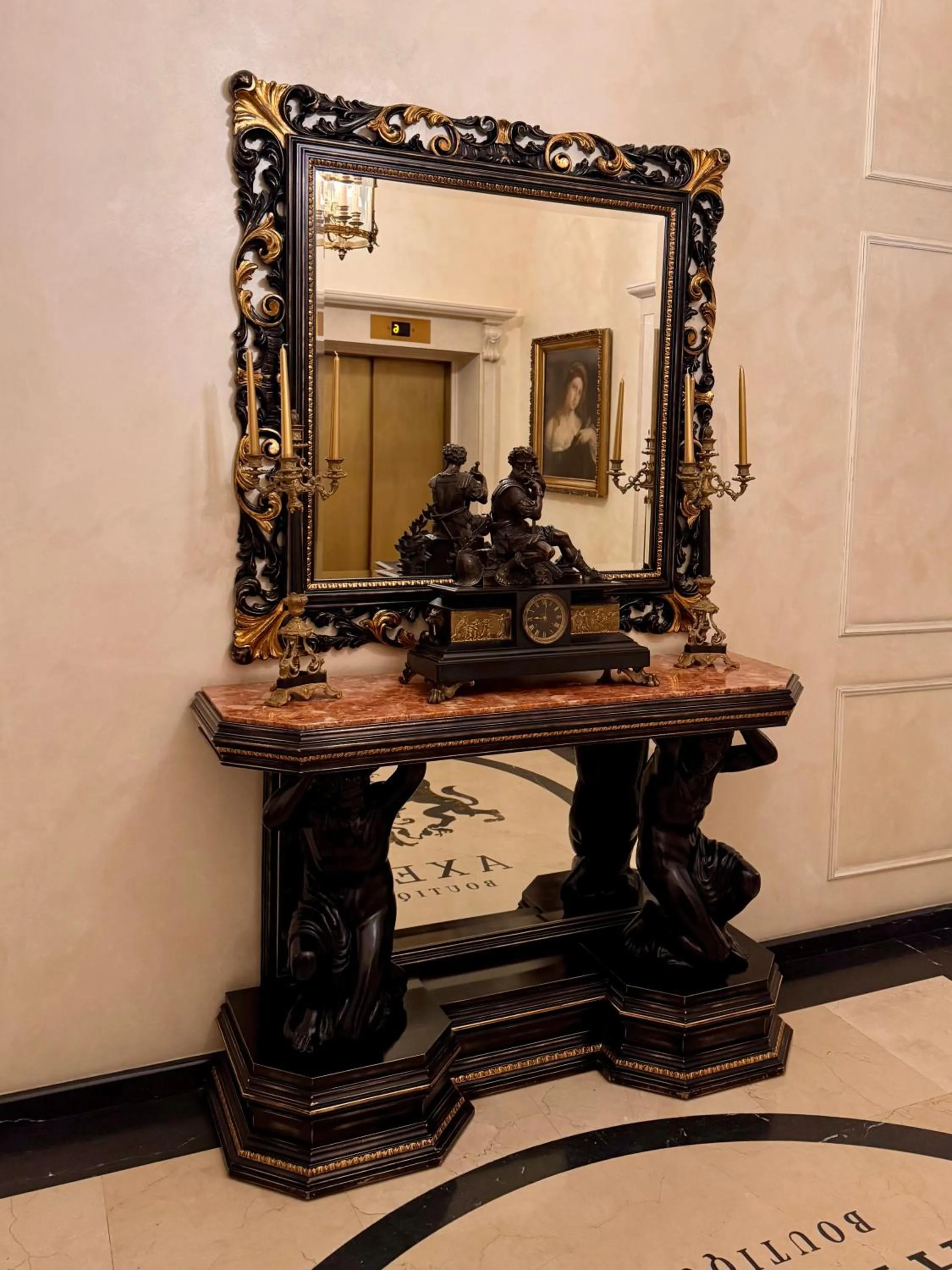 Decorative detail in Axelhof Boutique Hotel