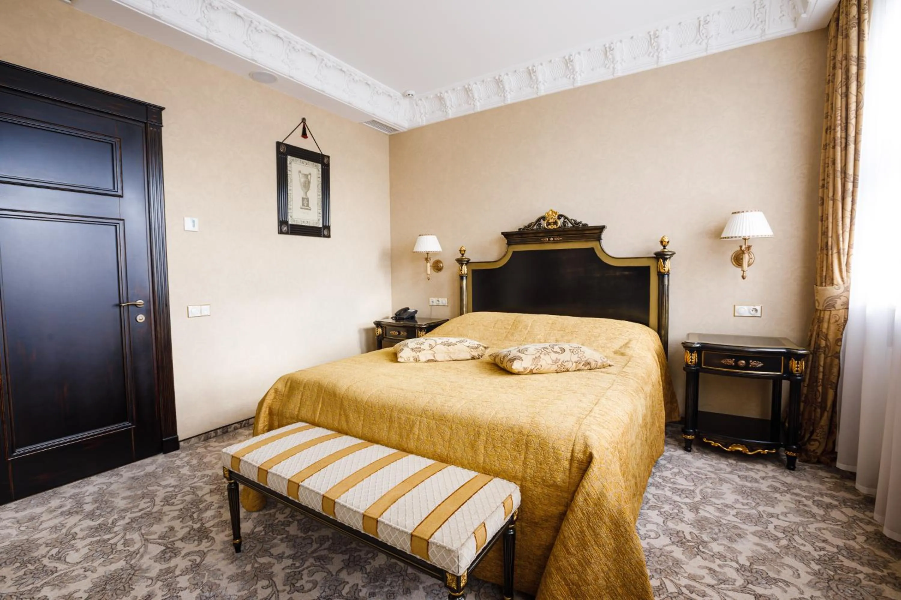 Bed in Axelhof Boutique Hotel