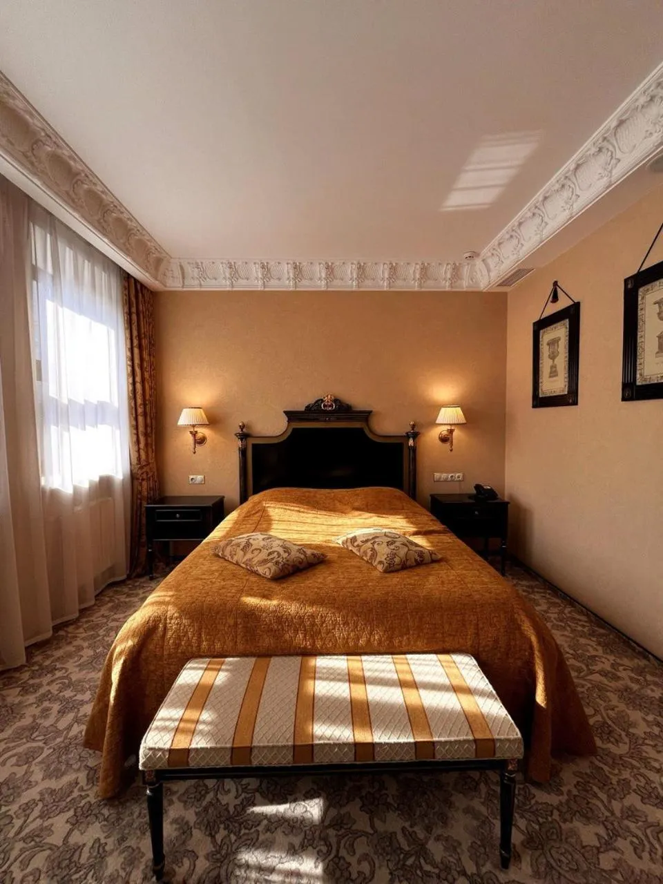 Bed in Axelhof Boutique Hotel