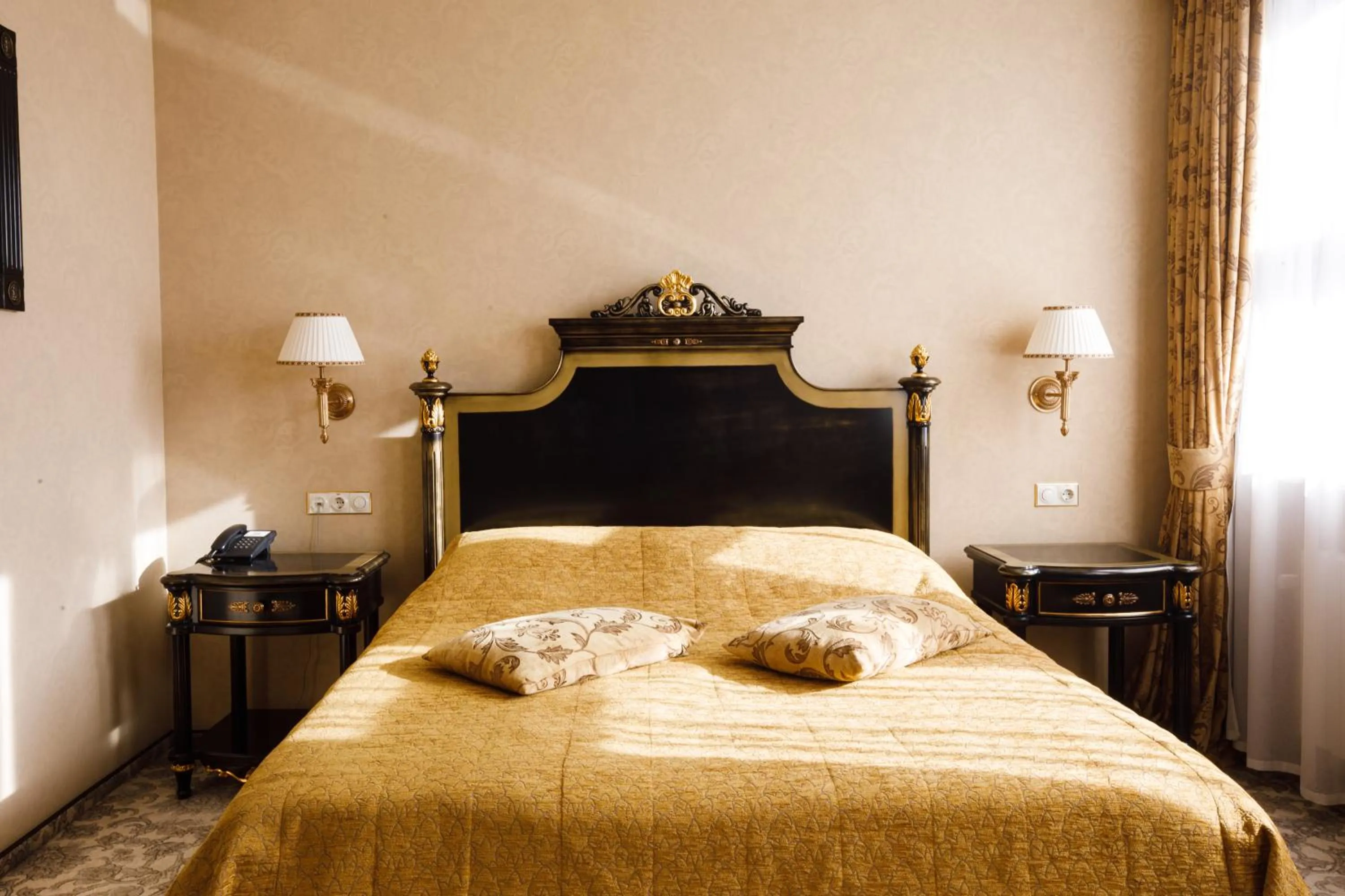 Bed in Axelhof Boutique Hotel