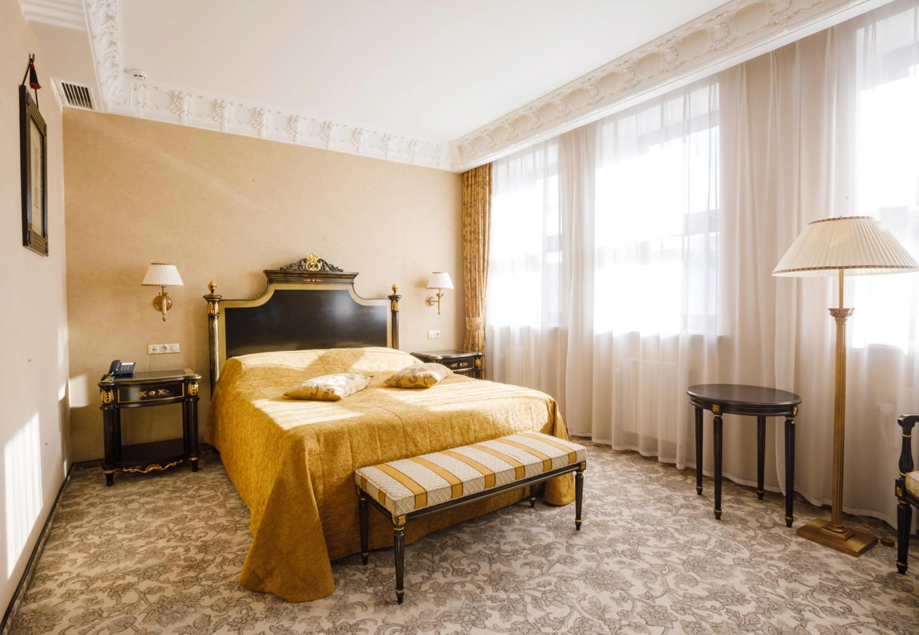 Bed in Axelhof Boutique Hotel