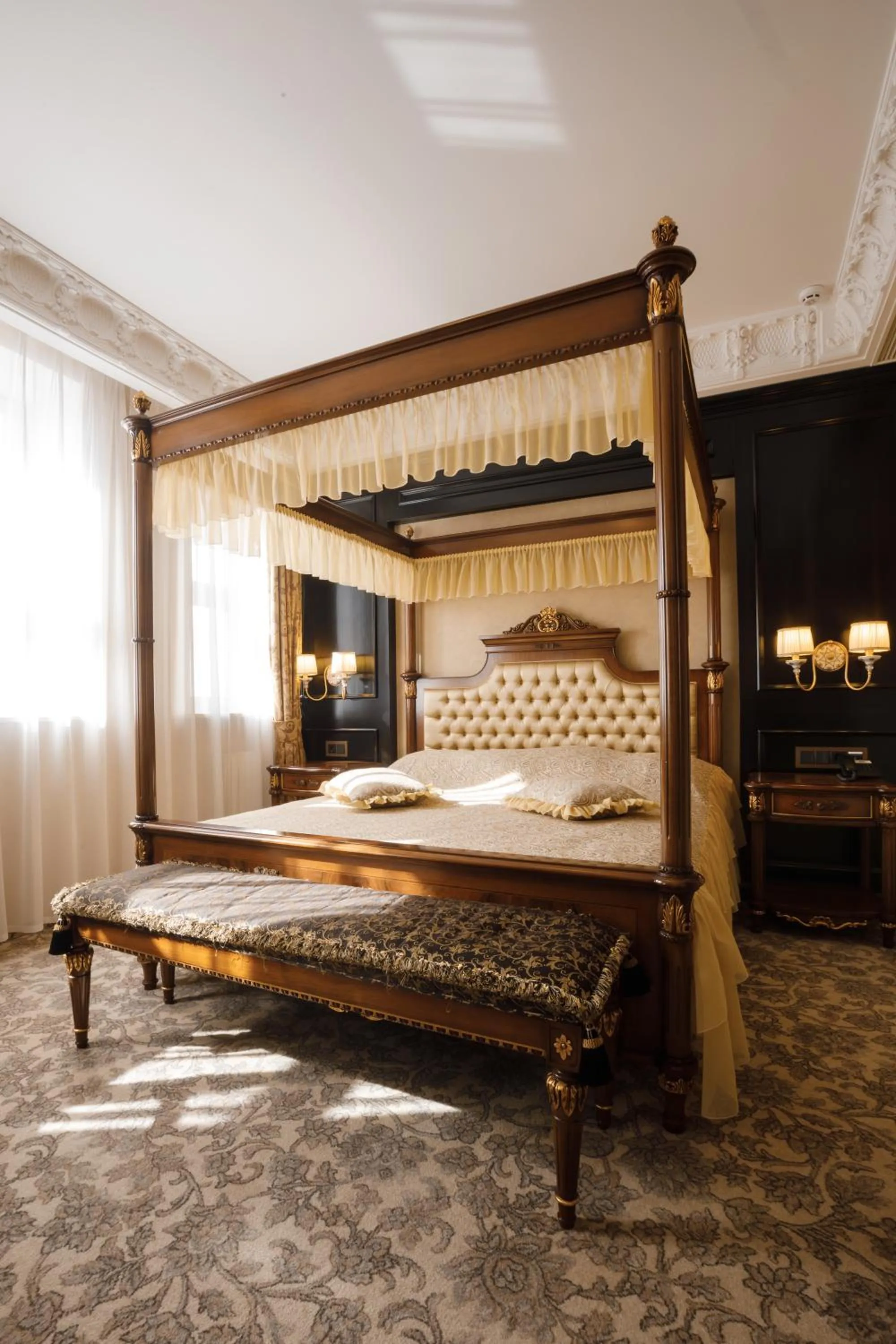 Bed in Axelhof Boutique Hotel