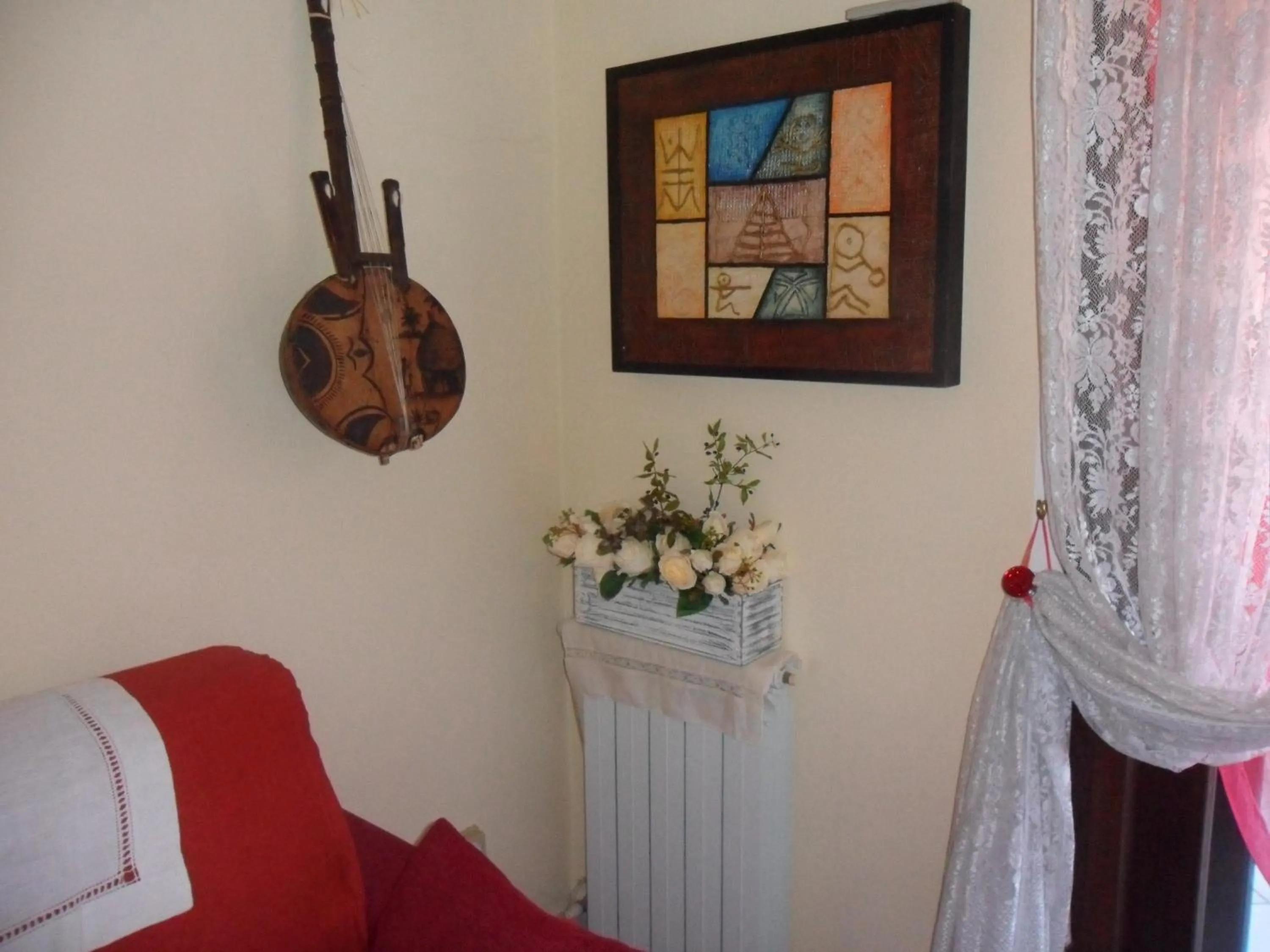 Seating area, Bed in B&B A CASA DI MONICA