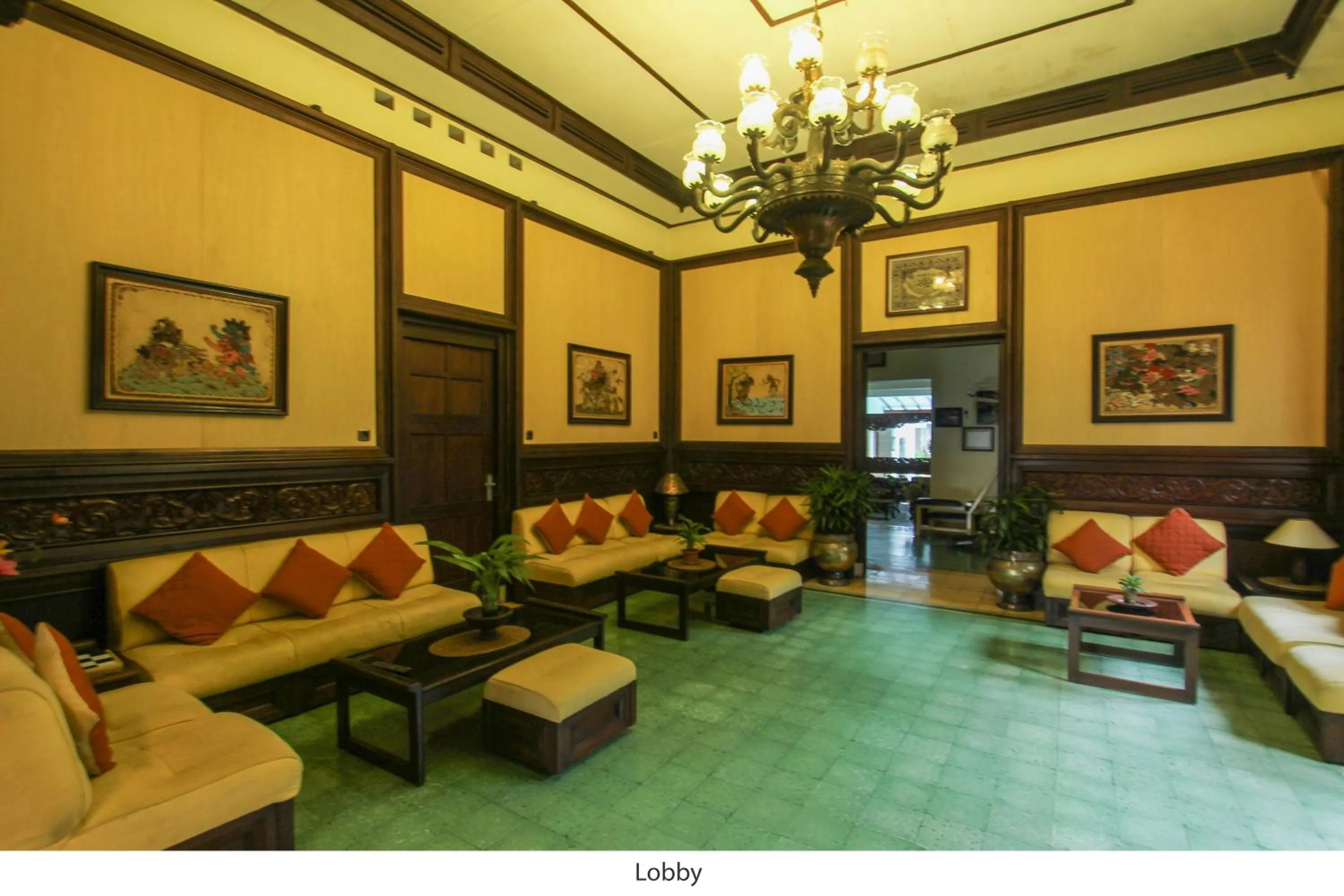Lobby or reception in Duta Guest House