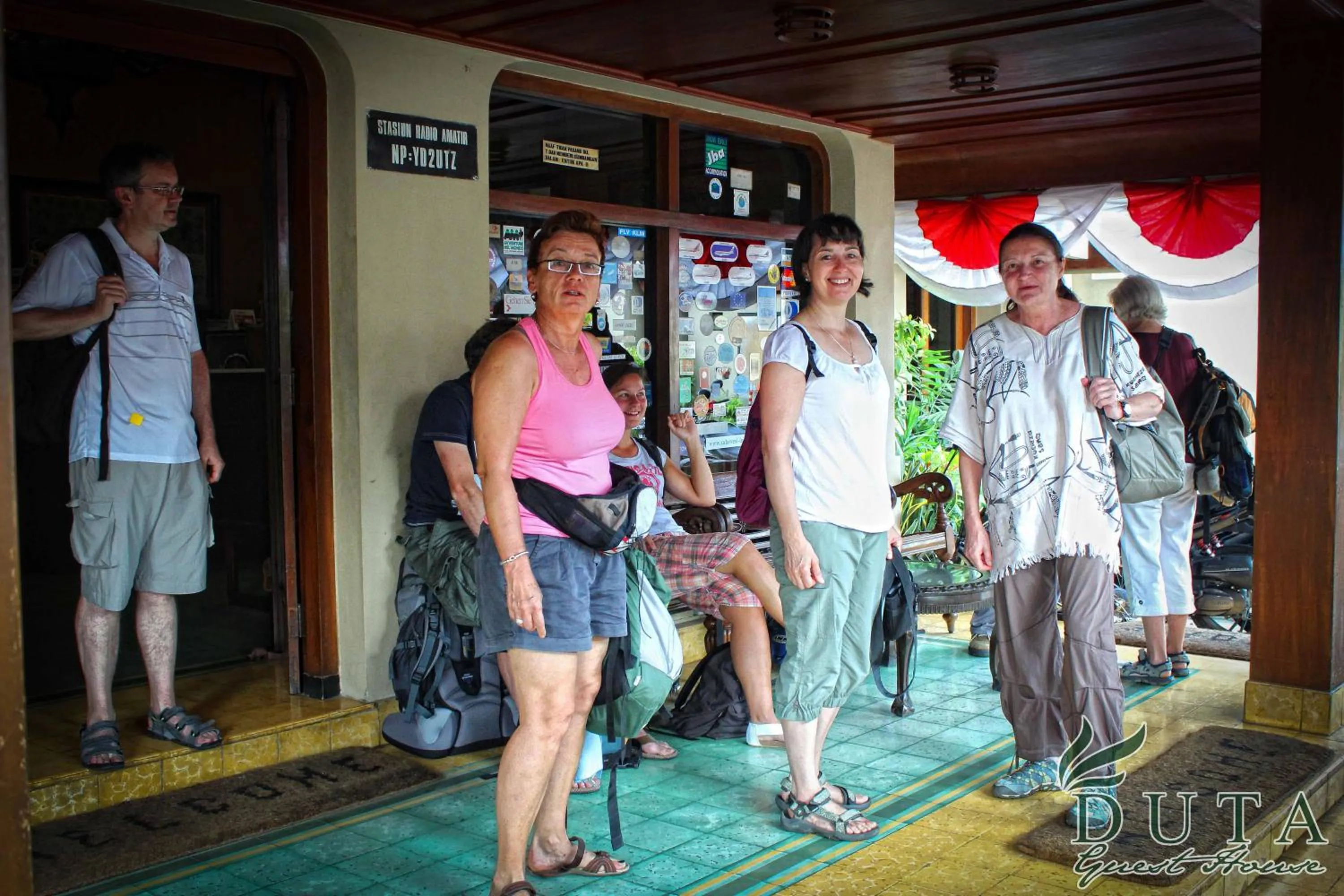 Staff in Duta Guest House