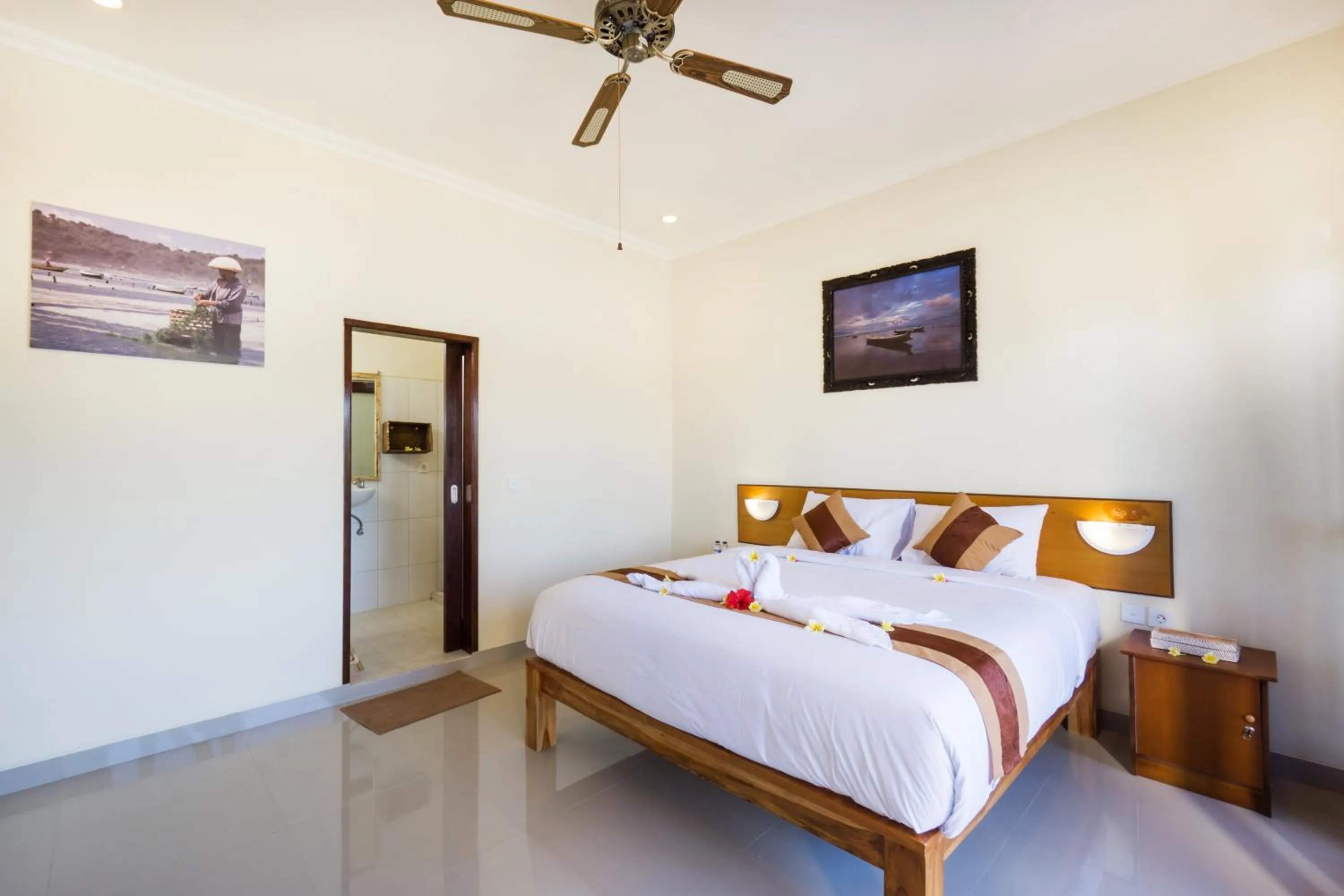 Bed in Seaweed Guesthouse