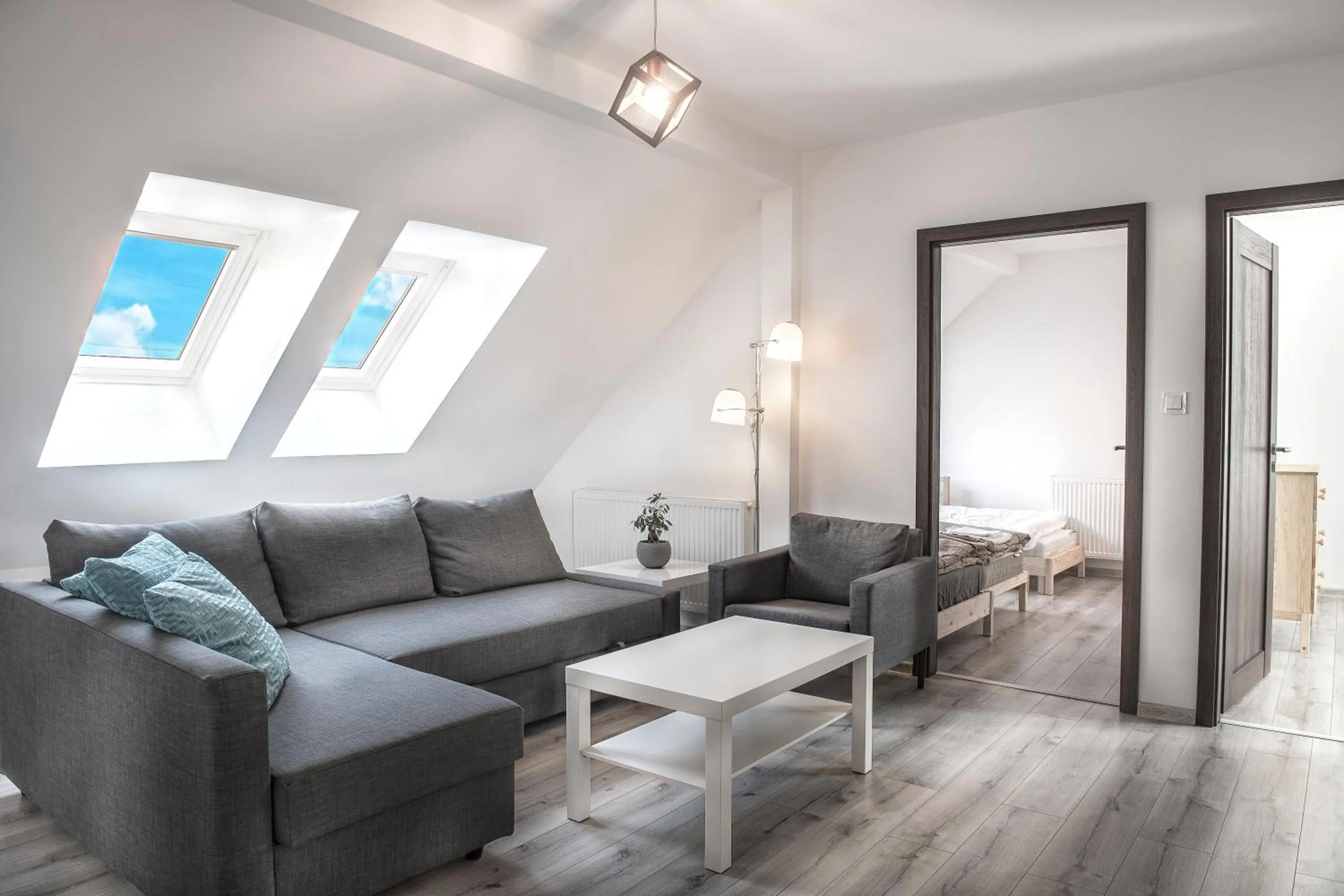 Property building in Garden apartments