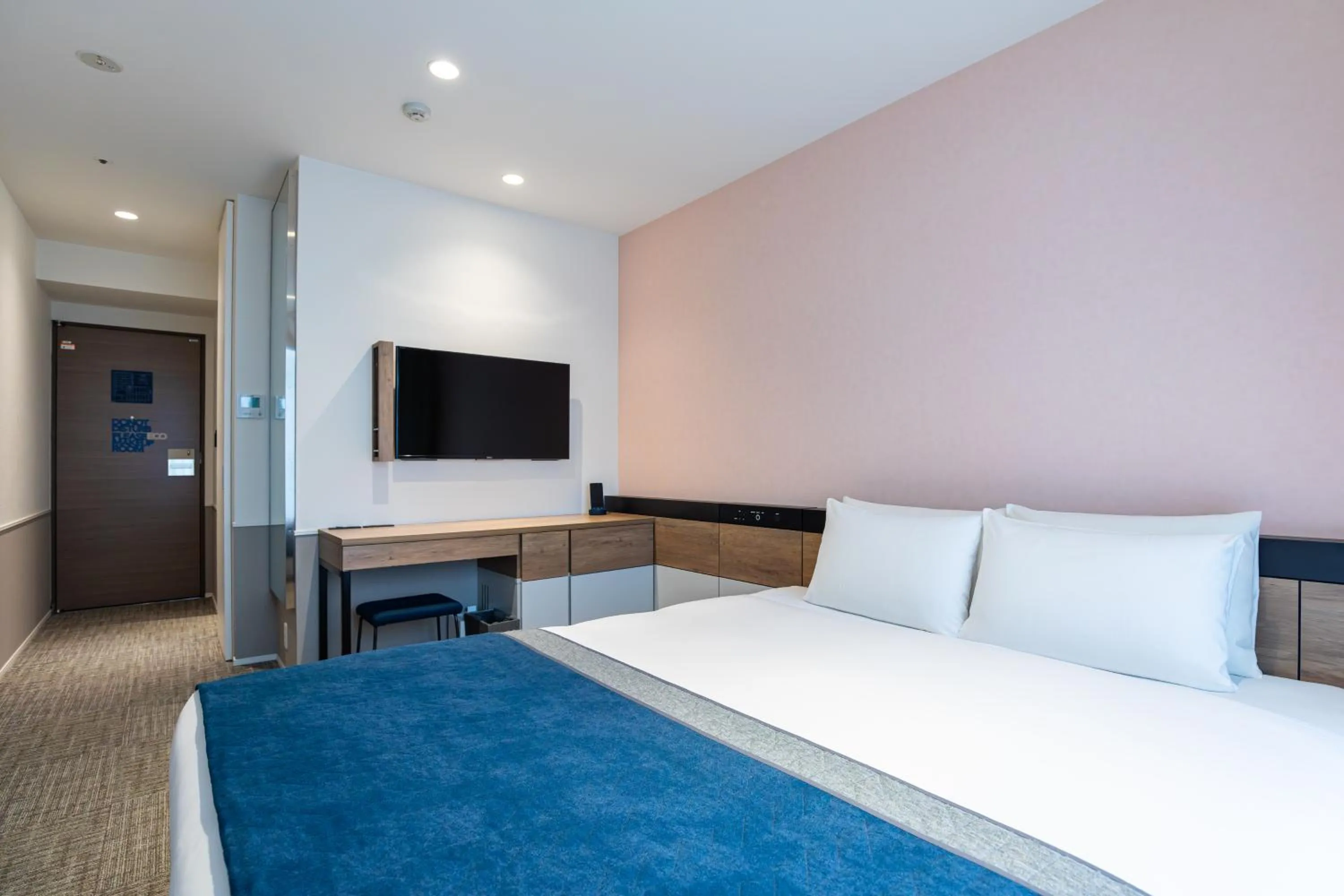 Photo of the whole room, Bed in HOTEL THE FLAG Shinsaibashi