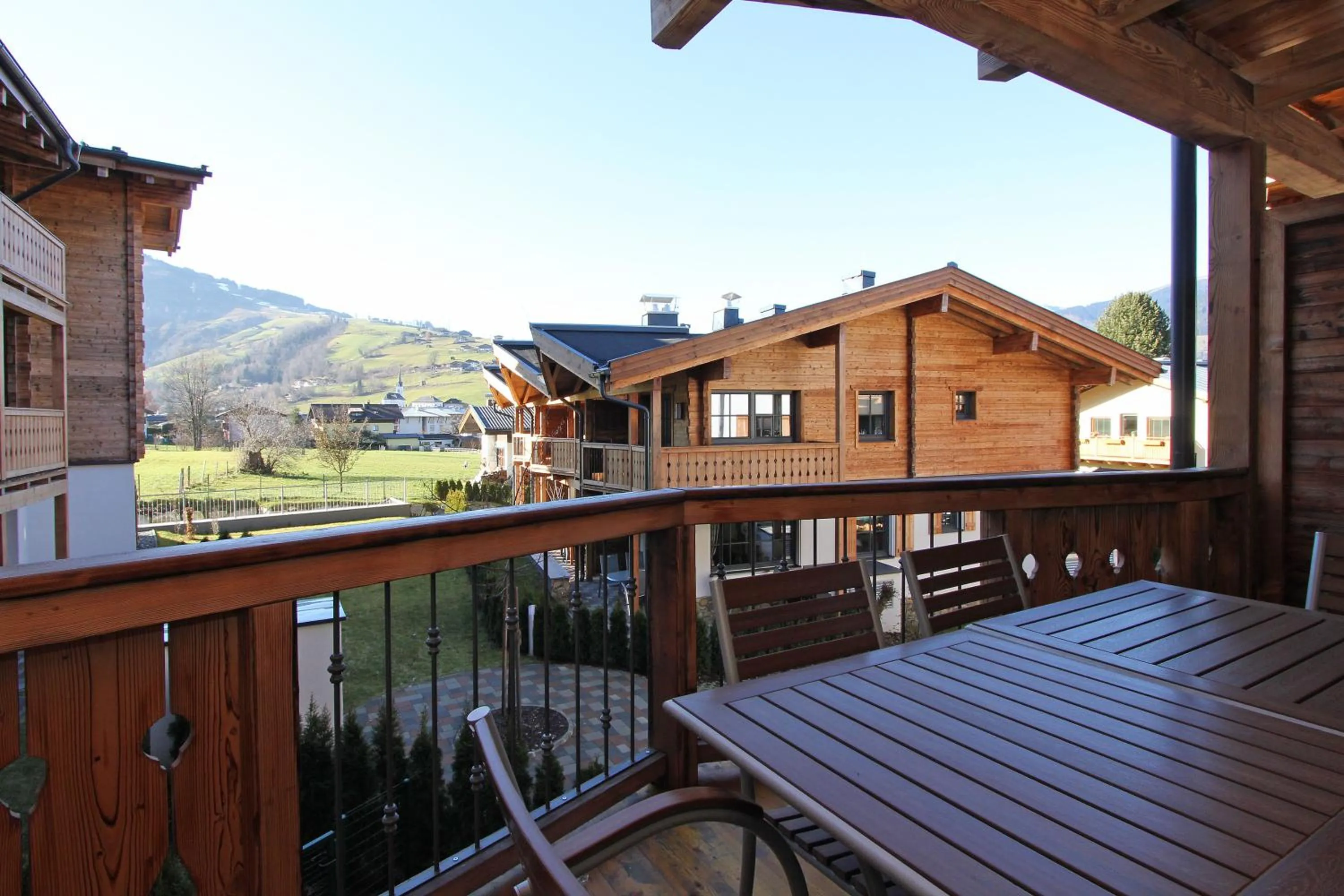 Balcony/Terrace in AvenidA Mountain Resort by Alpin Rentals