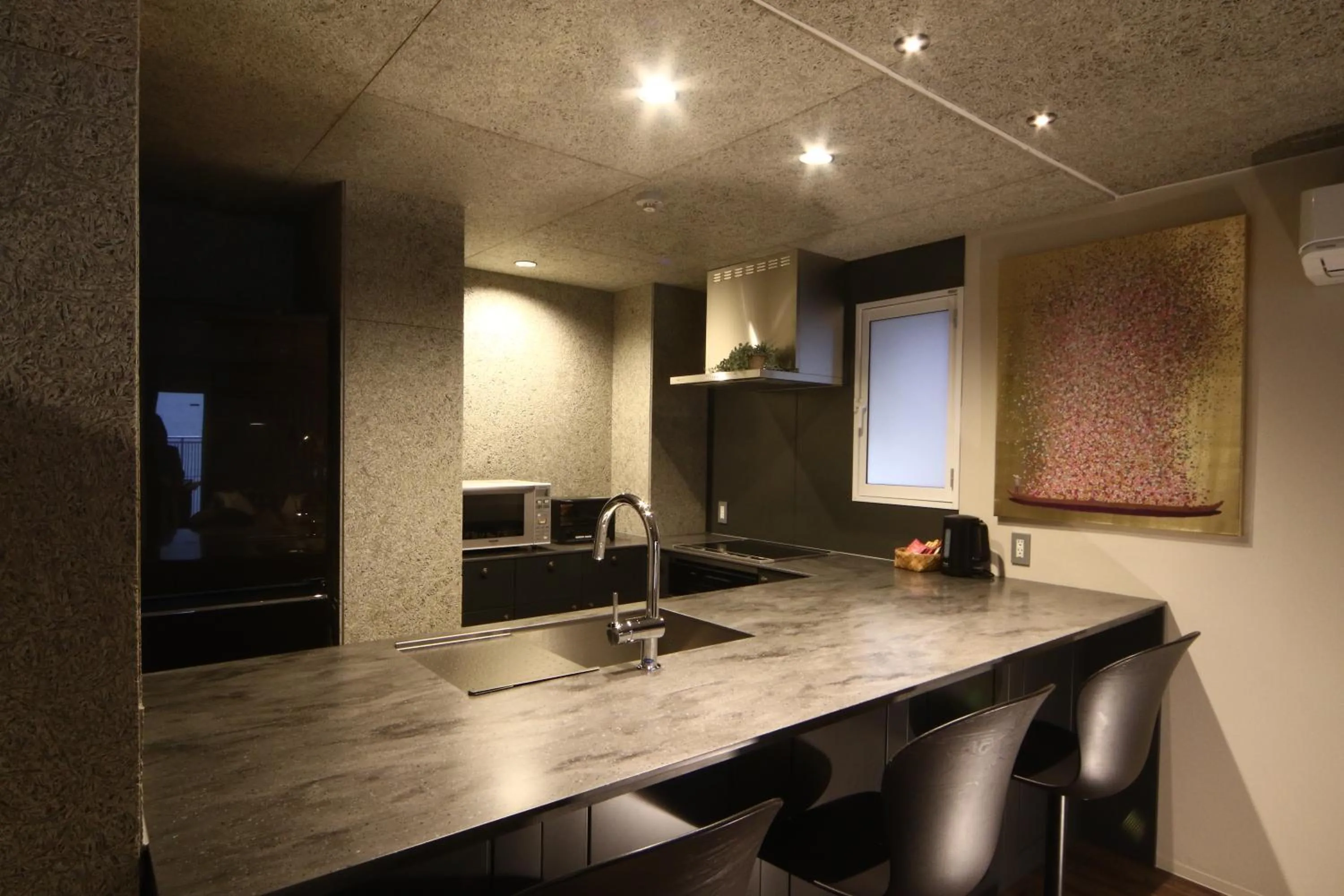 Kitchen or kitchenette in Private house Kuranoya Sapporo