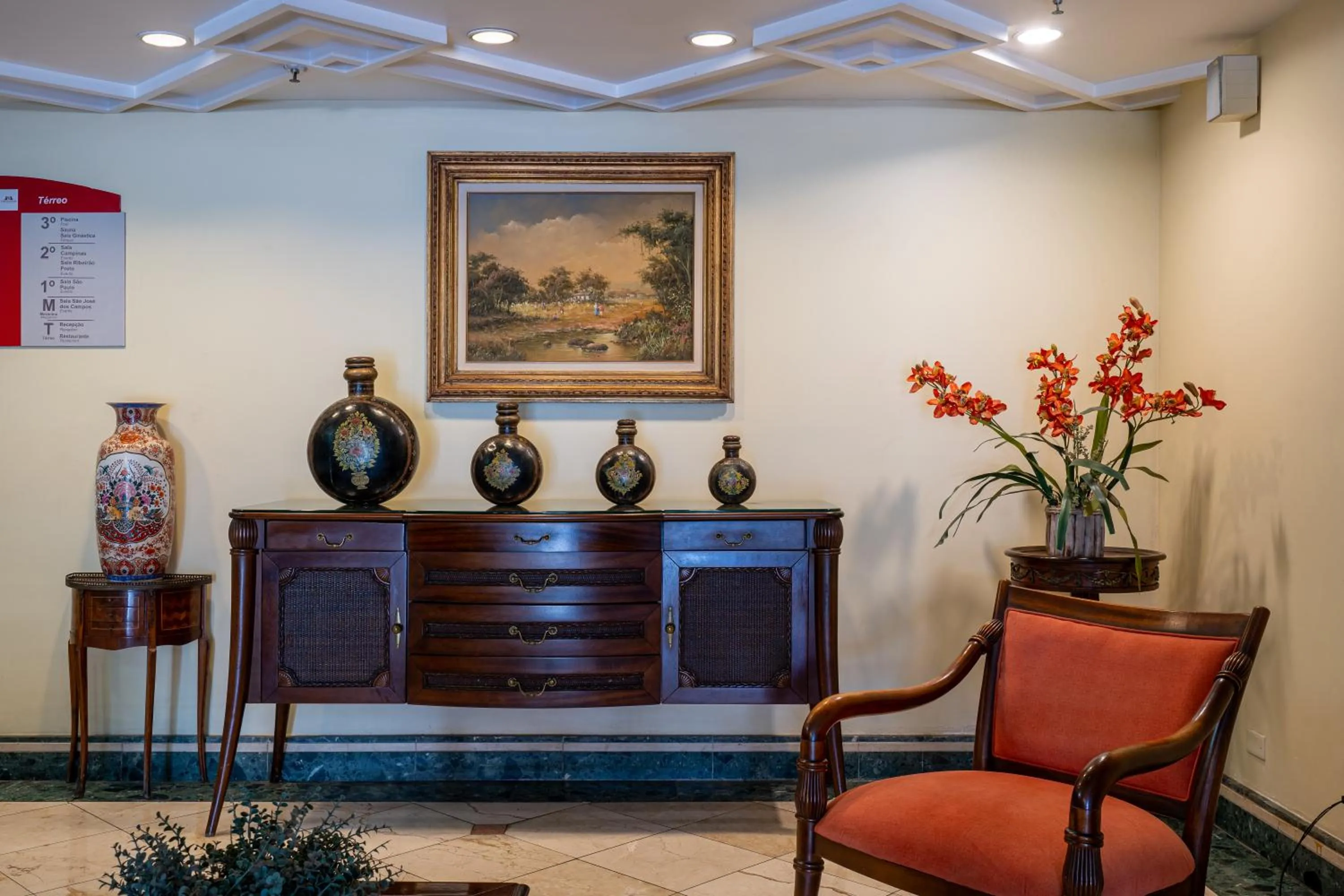 Living room in Carlton Plaza São José dos Campos