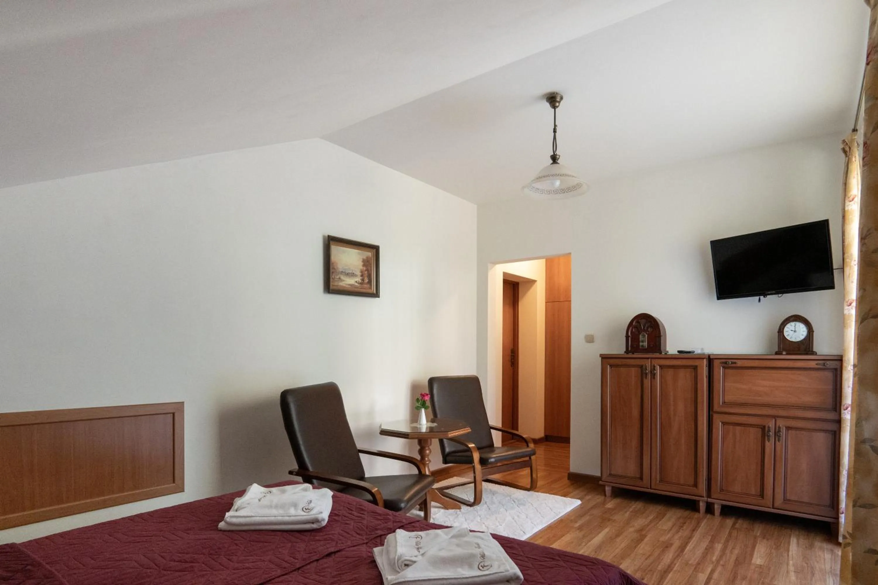 TV and multimedia, Bed in Willa i Wzgórze Jerrego Apartamenty i pokoje z widokiem na góry