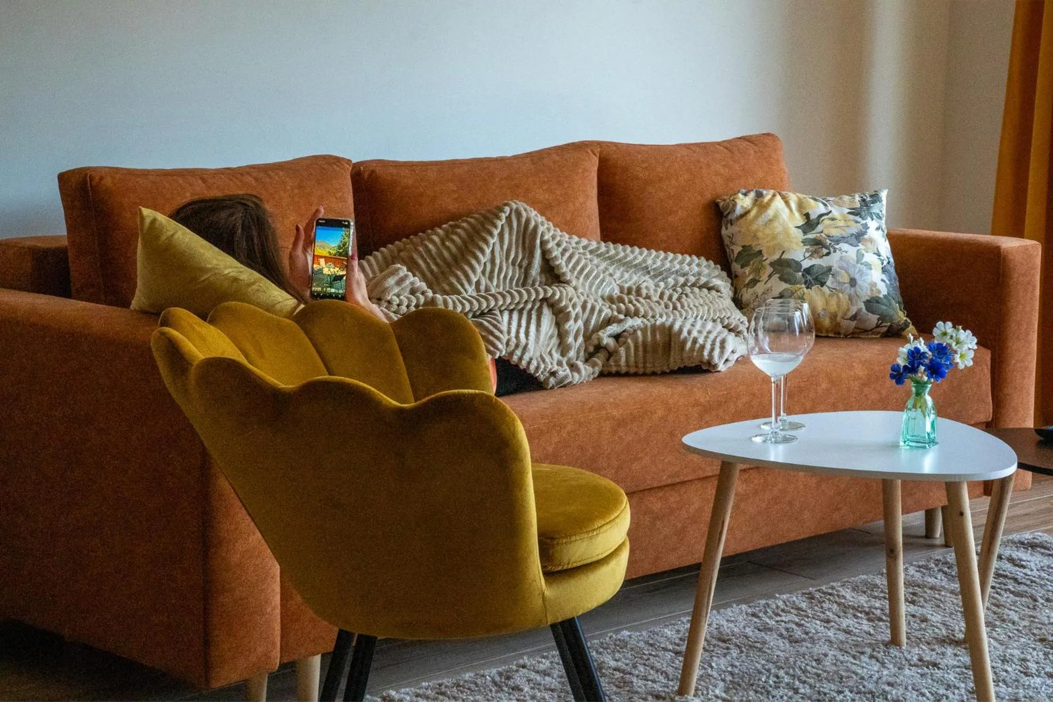 Living room in Willa i Wzgórze Jerrego Apartamenty i pokoje z widokiem na góry