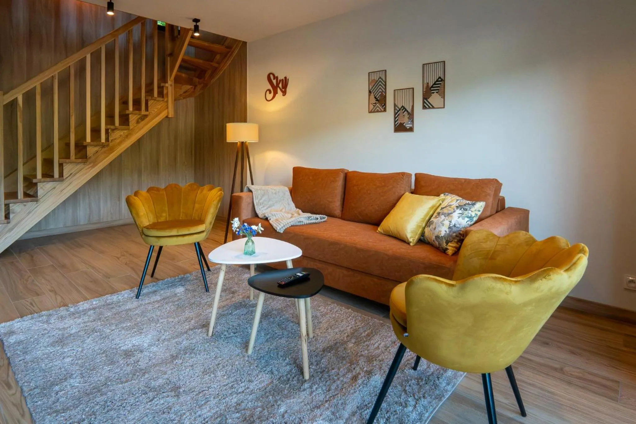 Living room in Willa i Wzgórze Jerrego Apartamenty i pokoje z widokiem na góry