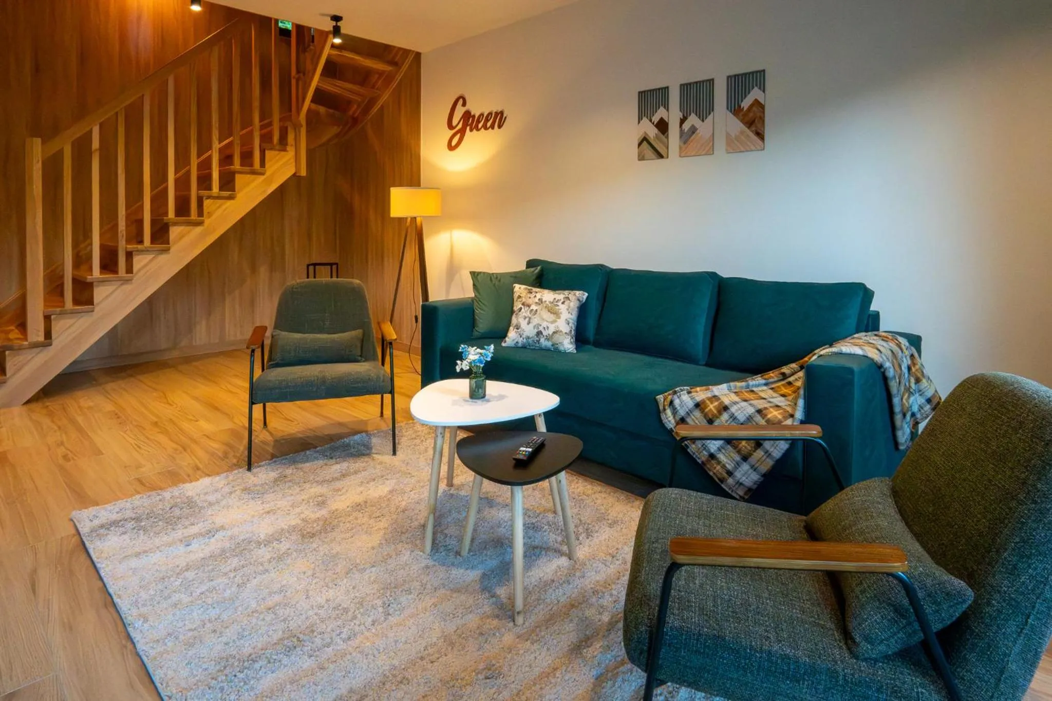 Living room in Willa i Wzgórze Jerrego Apartamenty i pokoje z widokiem na góry