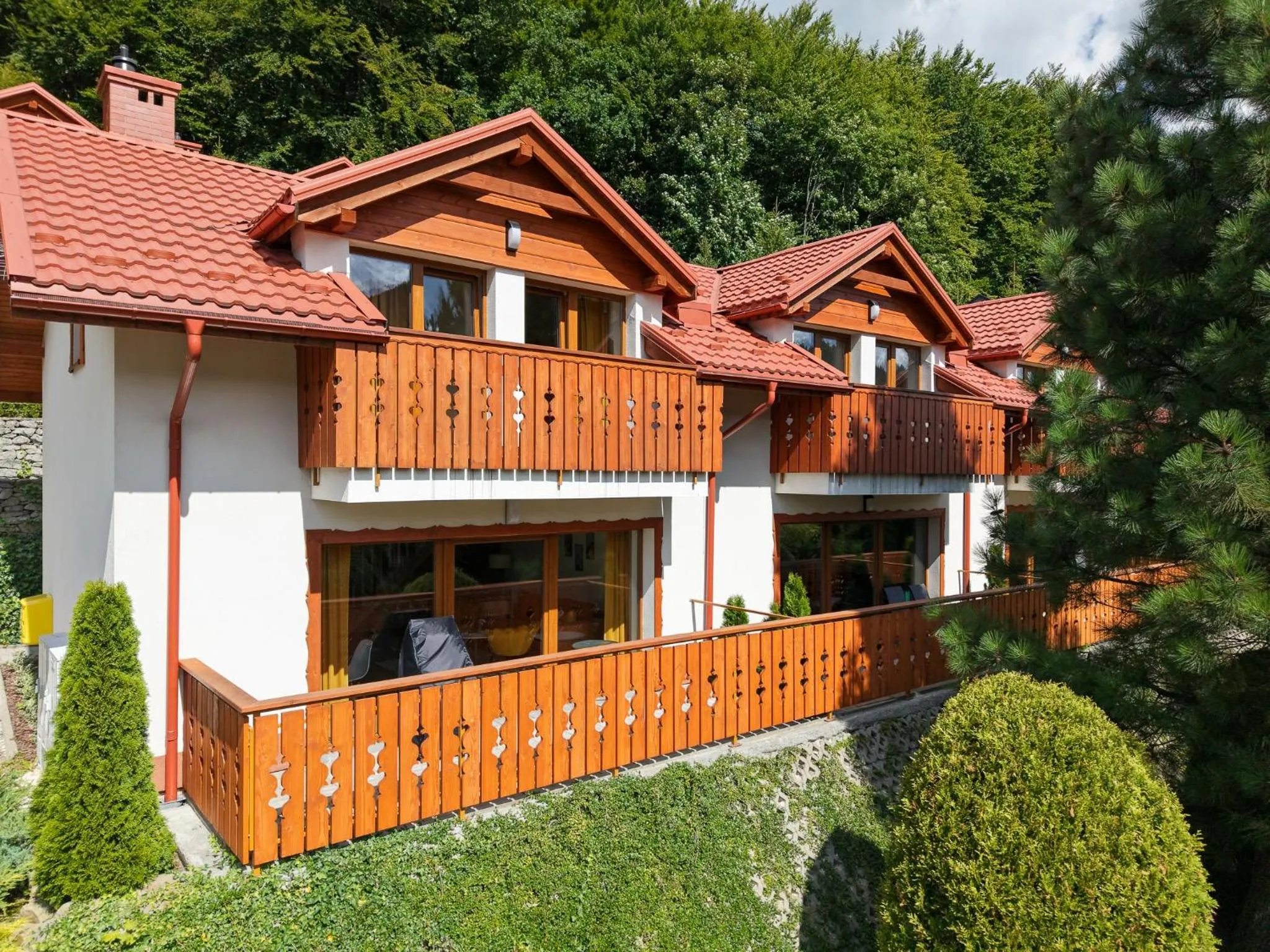 Willa i Wzgórze Jerrego Apartamenty i pokoje z widokiem na góry