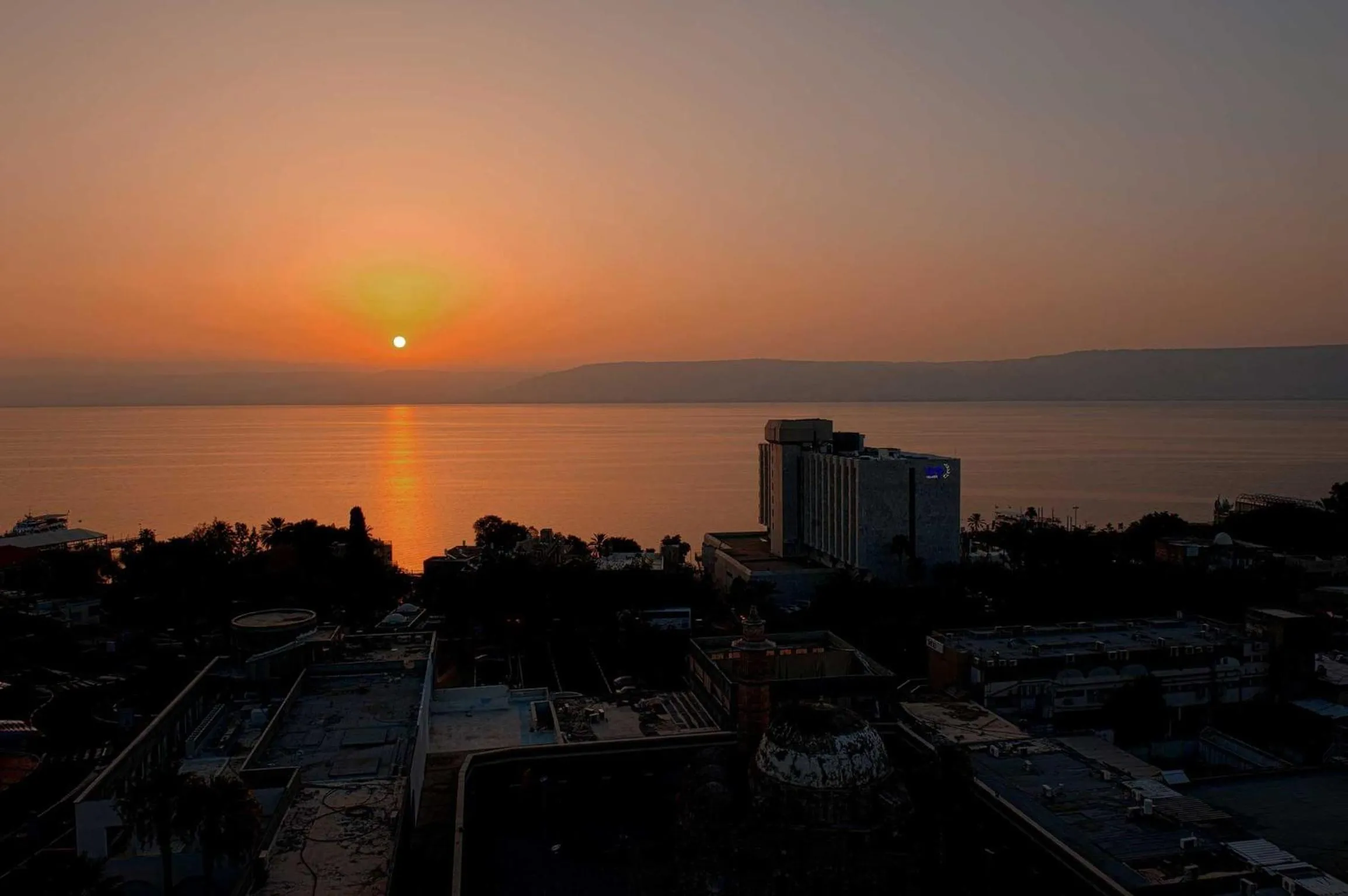 Lake view in Caesar Premier Tiberias Hotel