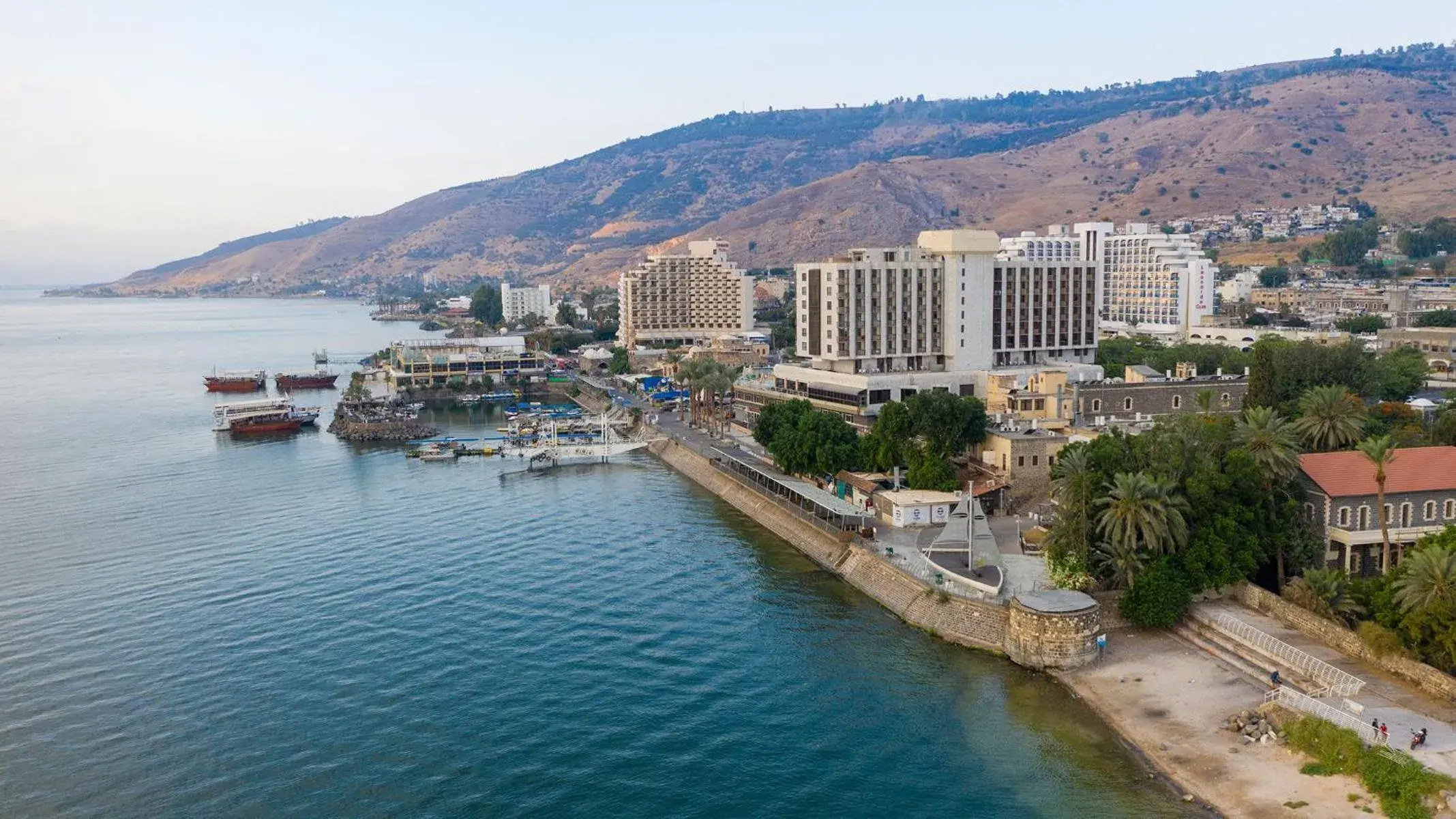 Property building in Caesar Premier Tiberias Hotel Property building in Caesar Premier Tiberias Hotel