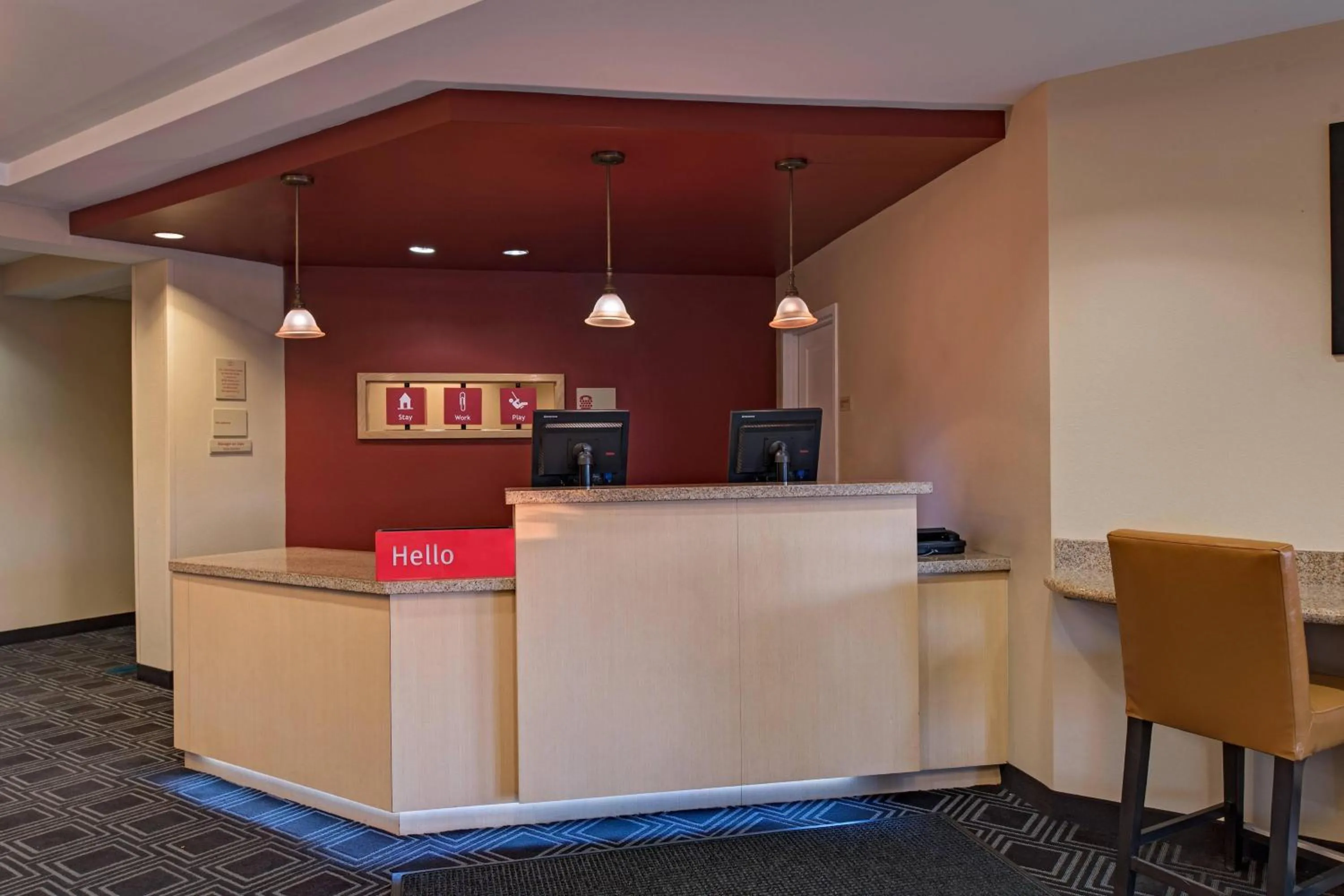 Lobby or reception in TownePlace Suites Fayetteville Cross Creek