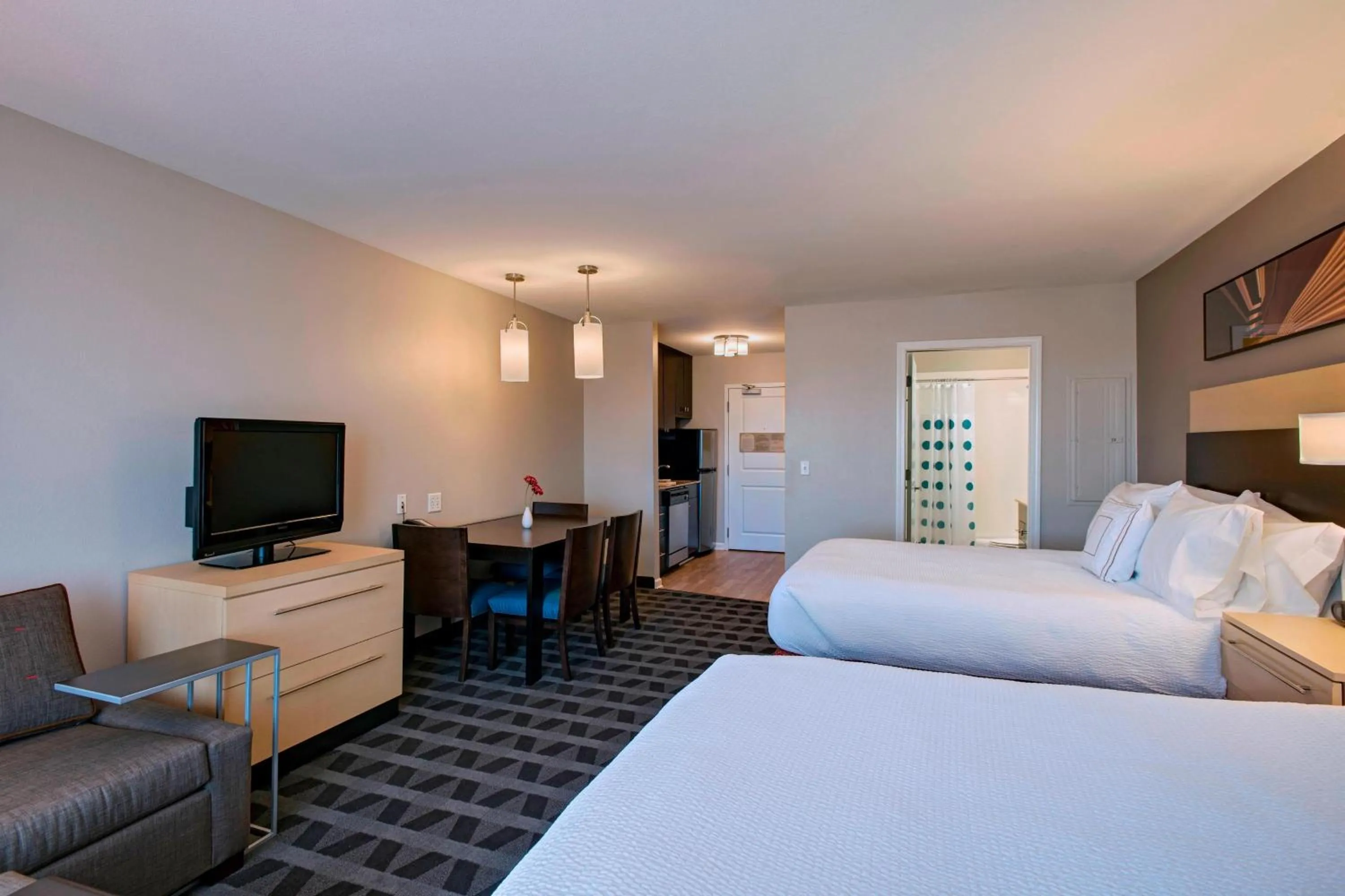 Bedroom, Bed in TownePlace Suites Fayetteville Cross Creek