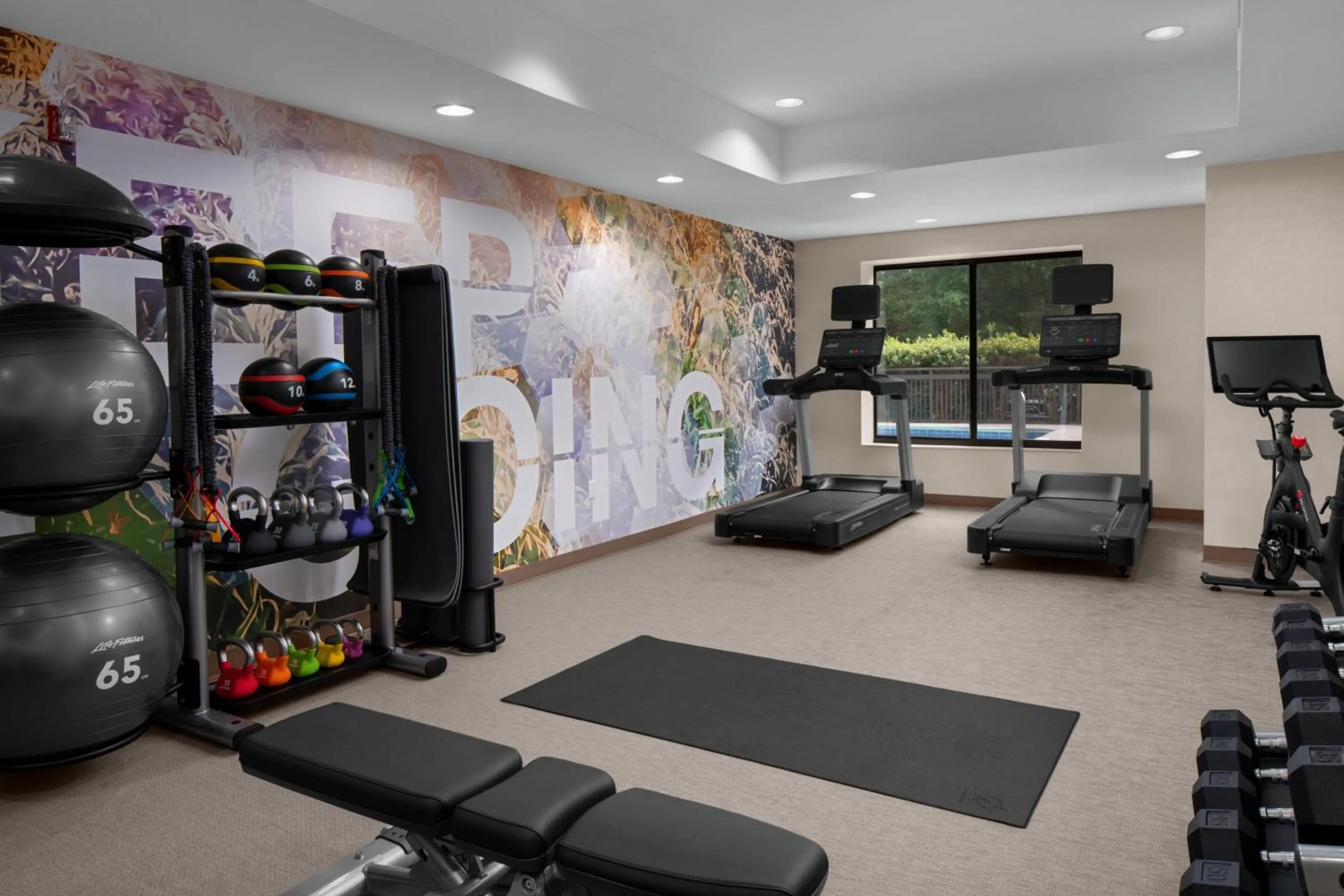 Fitness centre/facilities in SpringHill Suites Pinehurst Southern Pines