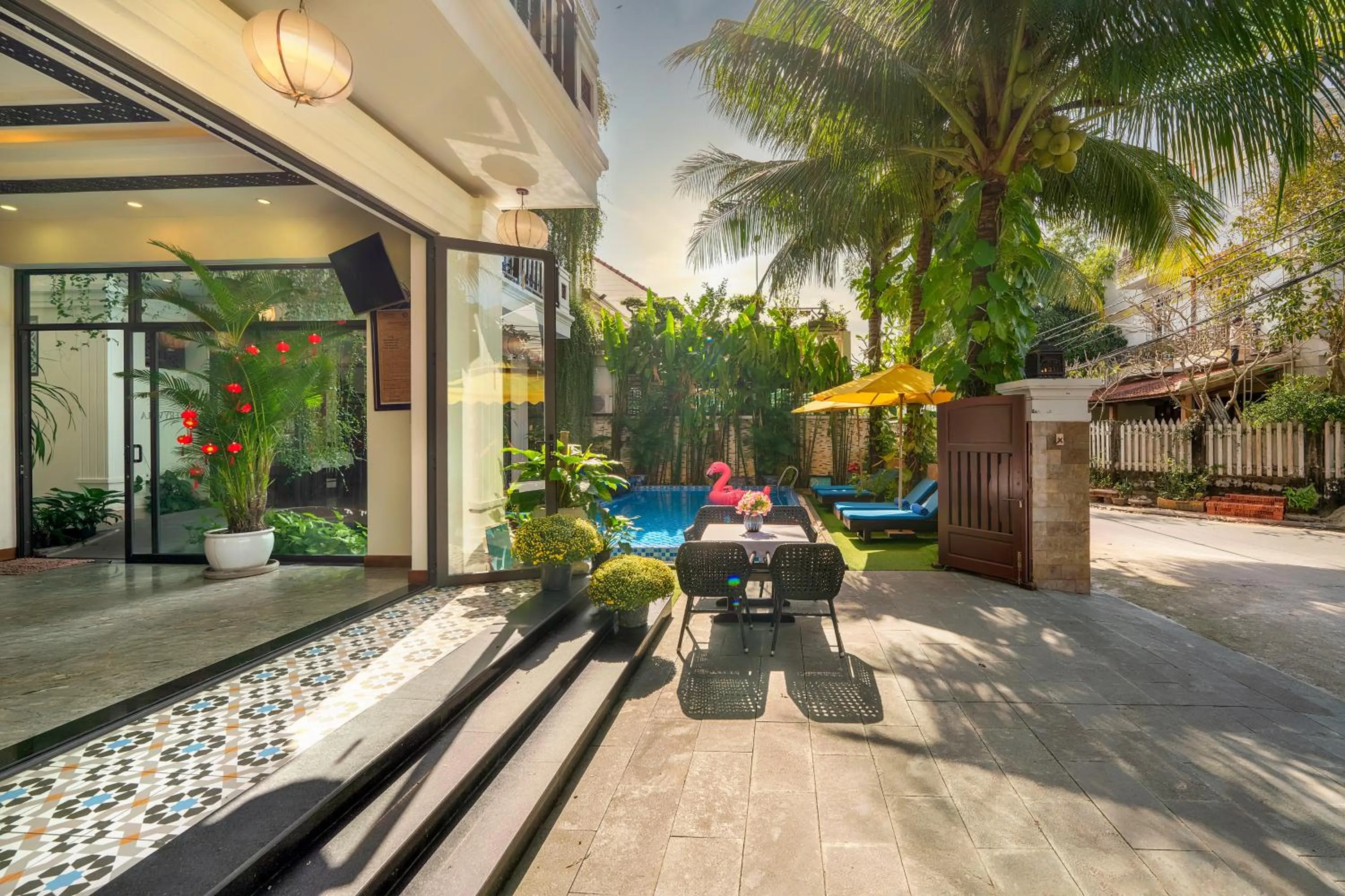 Garden view in Hoi An Discovery Villa