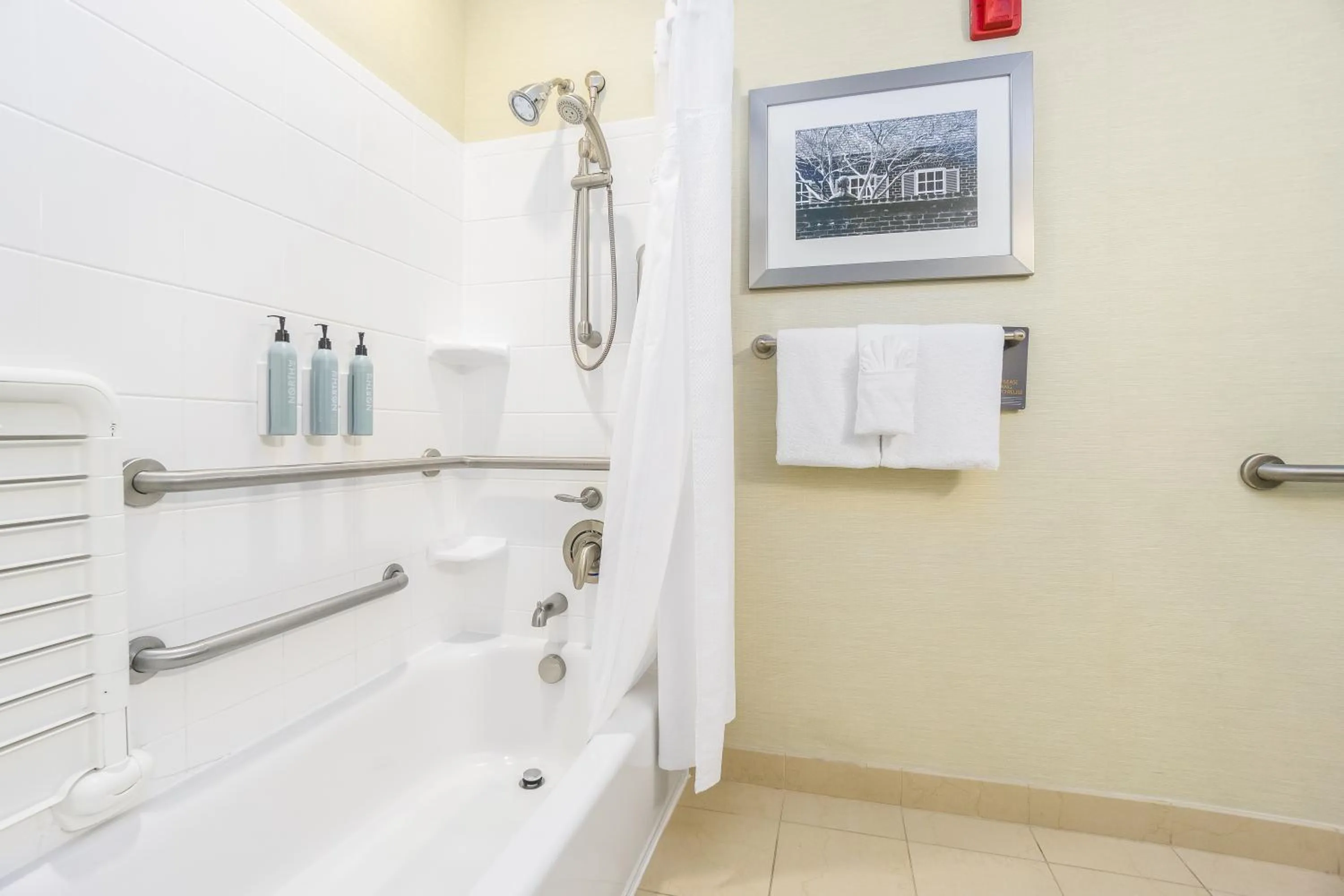 Shower in Courtyard Fredericksburg Historic District