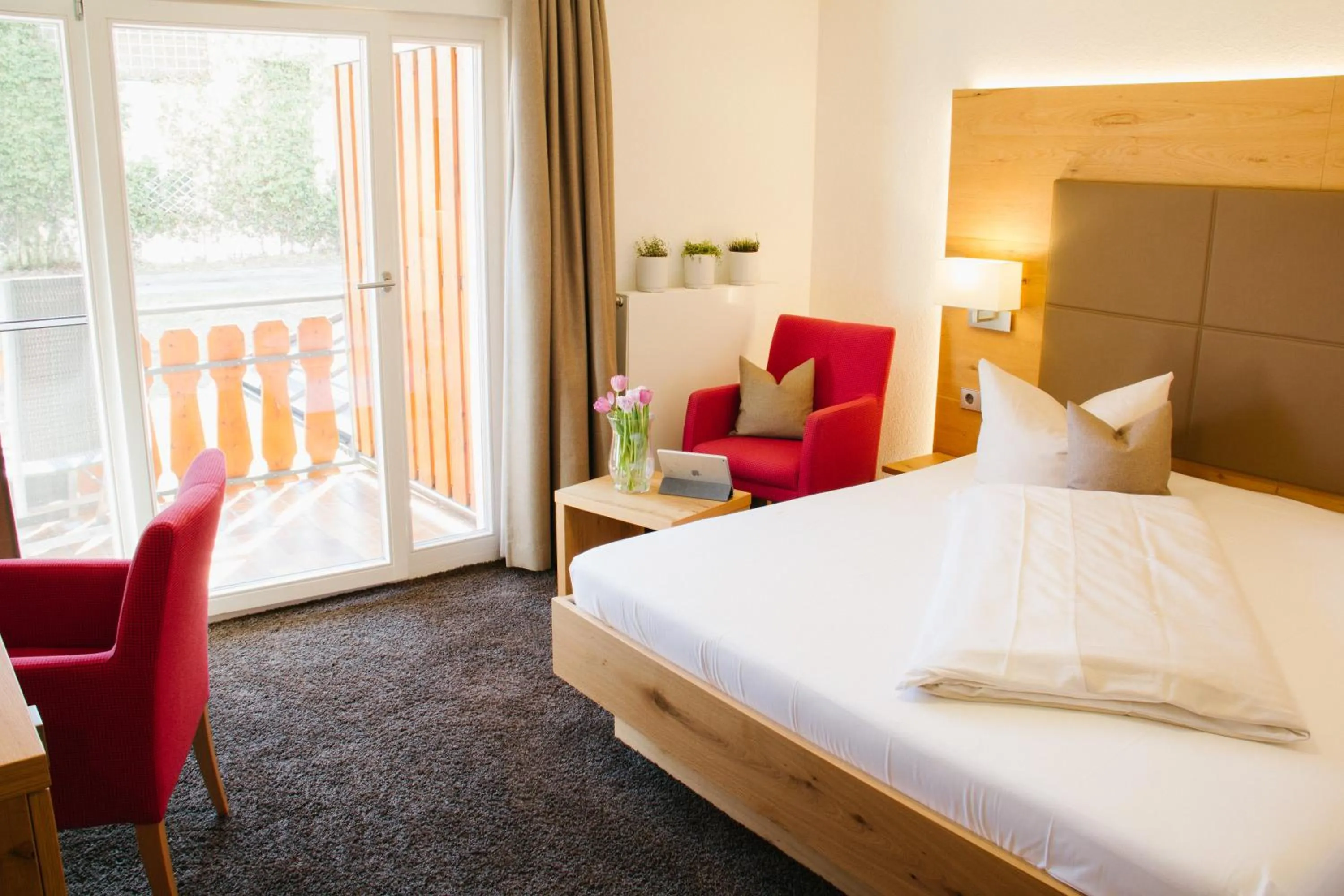 Bed in Hotel-Restaurant Sennhütte im Herzen des Südschwarzwalds