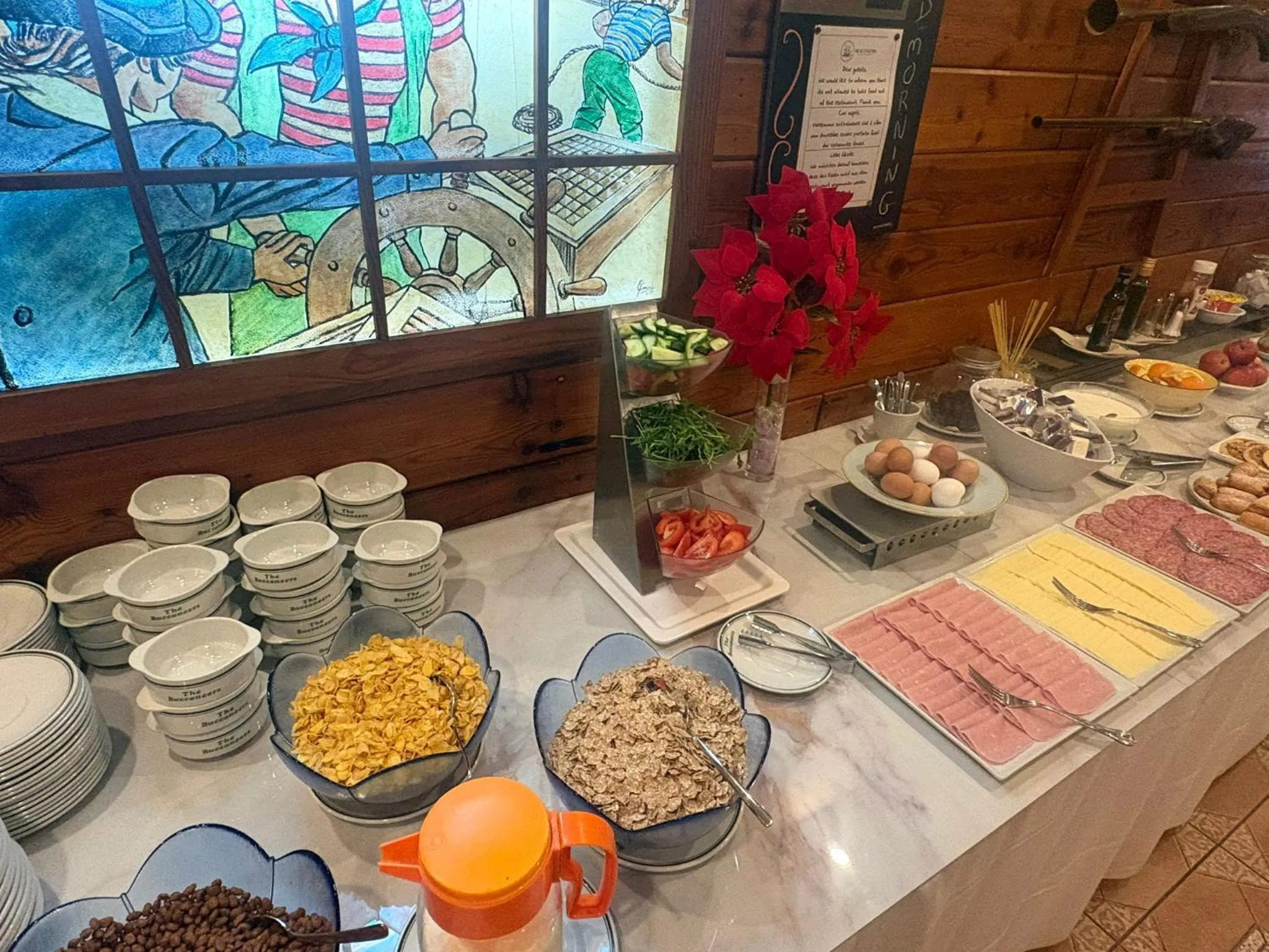 Breakfast in Buccaneers Boutique Guest House